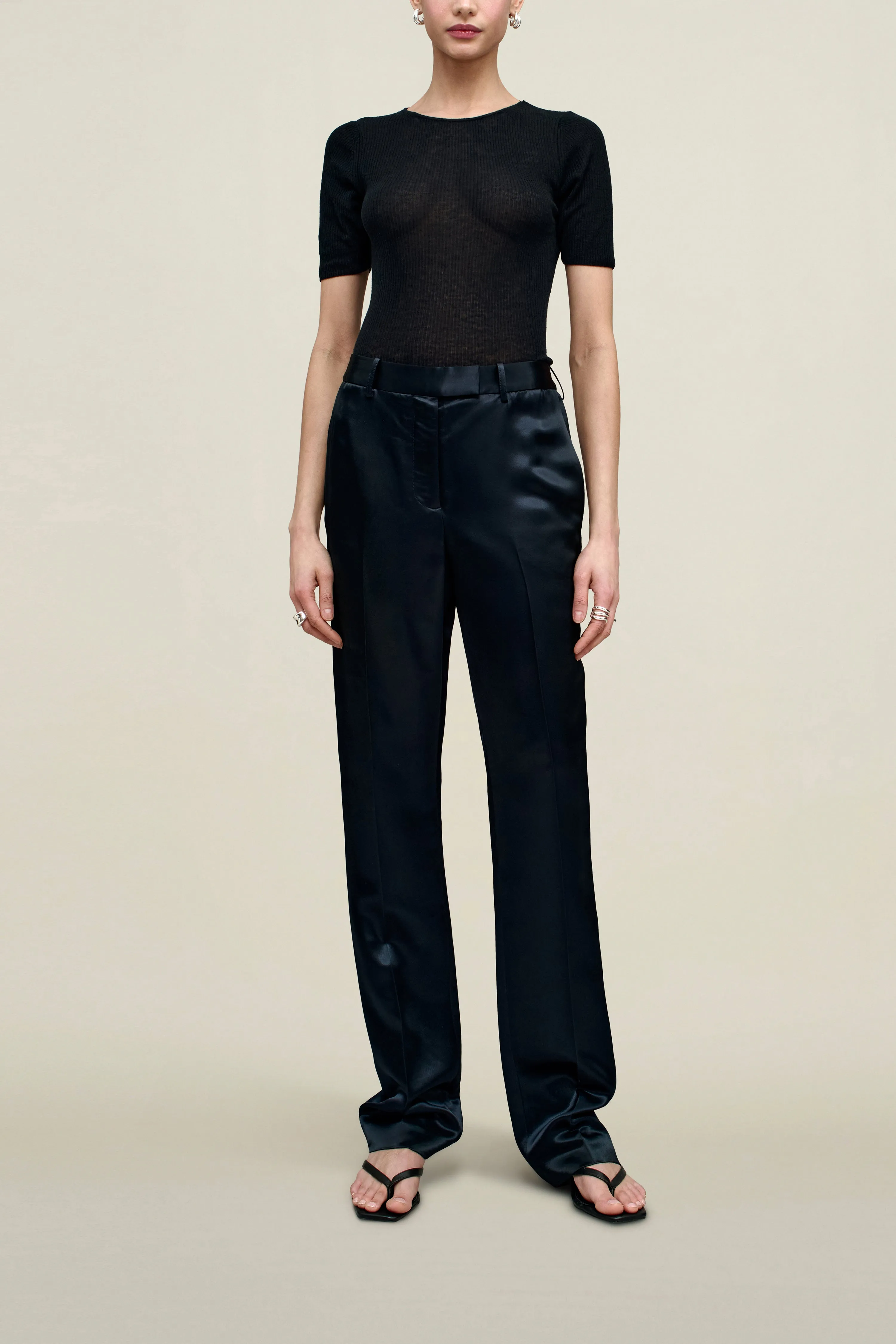 Charlie Long Trouser in Liquid Twill sold by Kall Meyer product image thumbnail 2