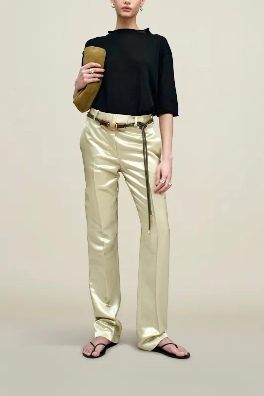 Charlie Long Trouser in Liquid Twill made by Kall Meyer