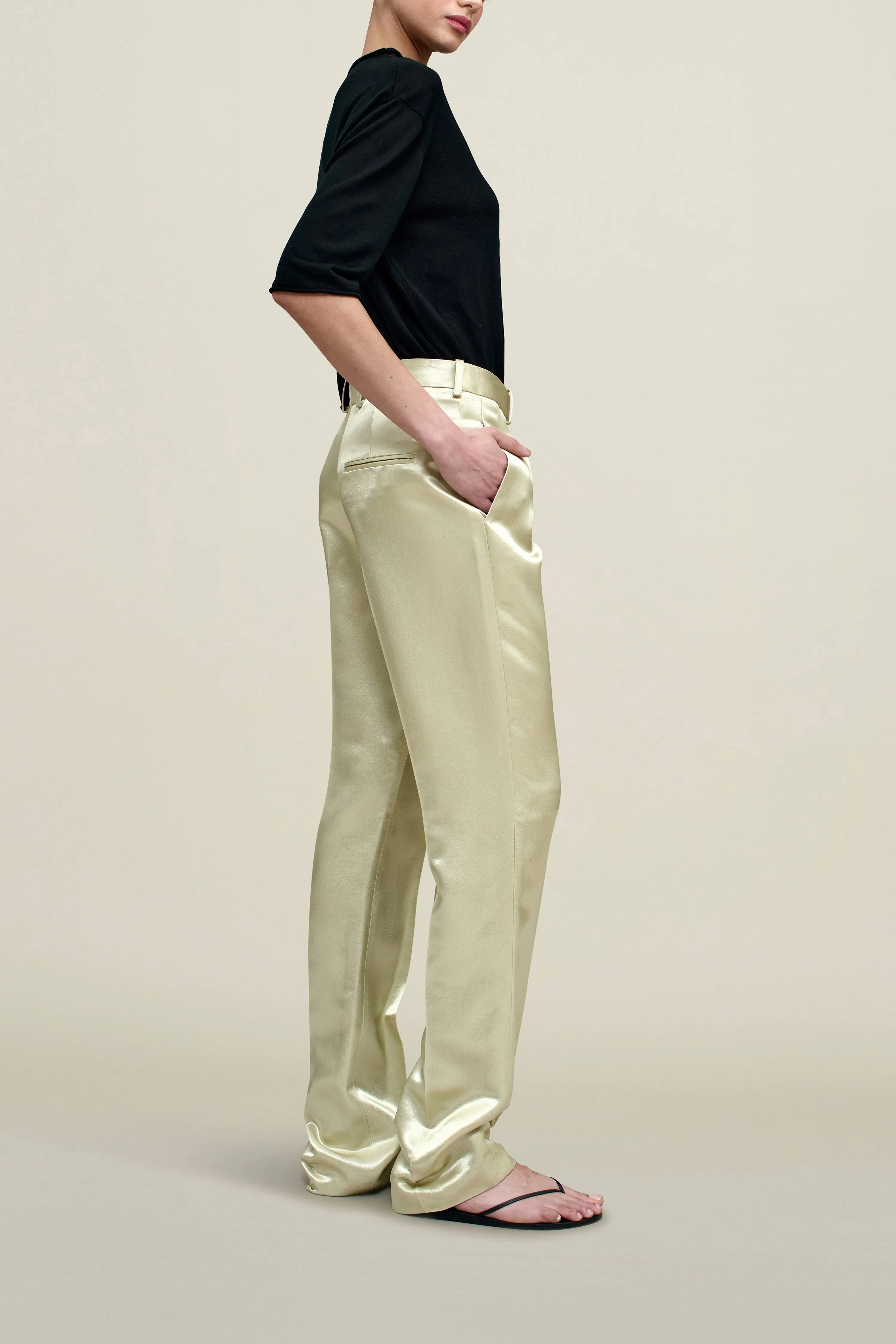 Charlie Long Trouser in Liquid Twill sold by Kall Meyer product image thumbnail 3