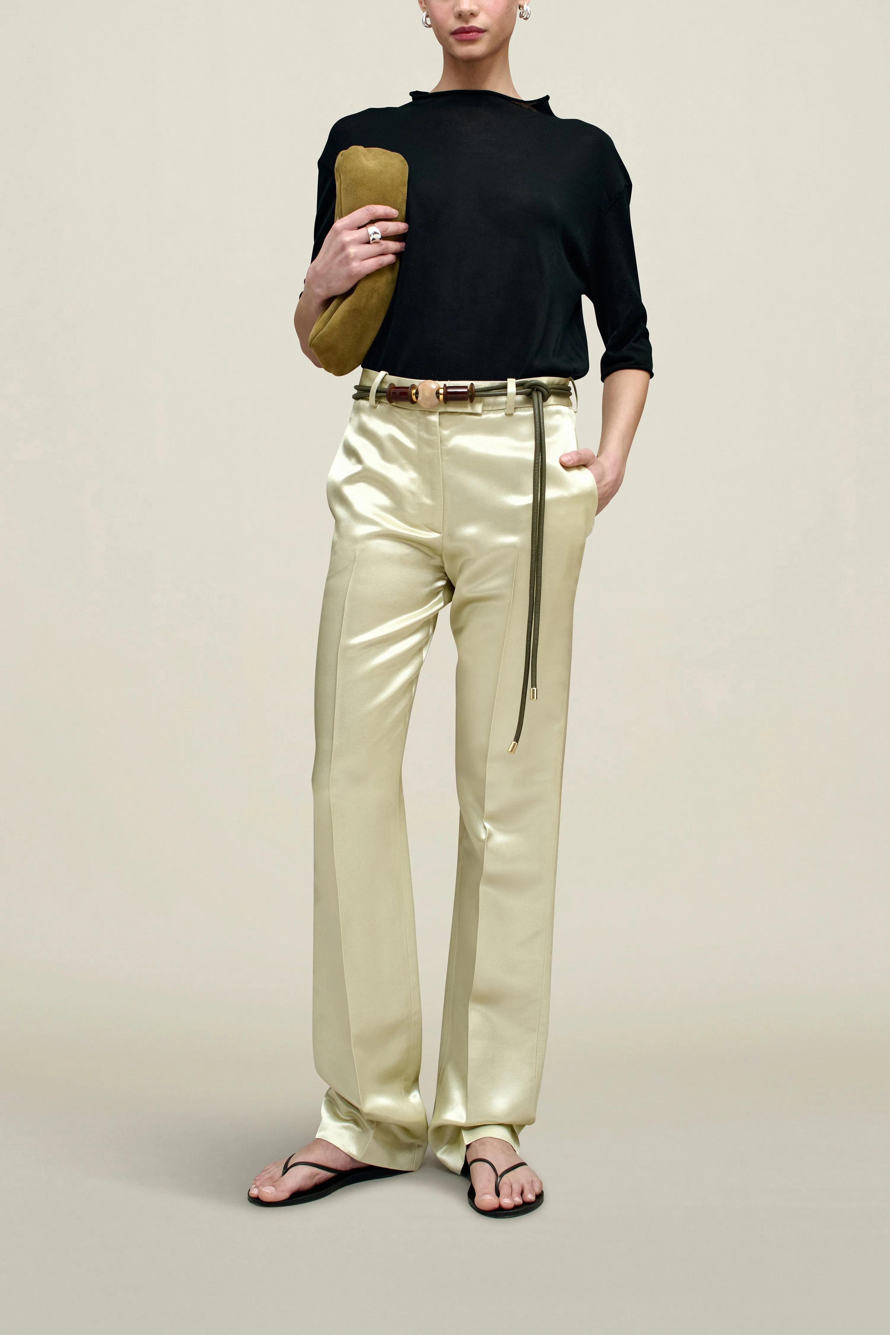 Charlie Long Trouser in Liquid Twill sold by Kall Meyer product image thumbnail 2