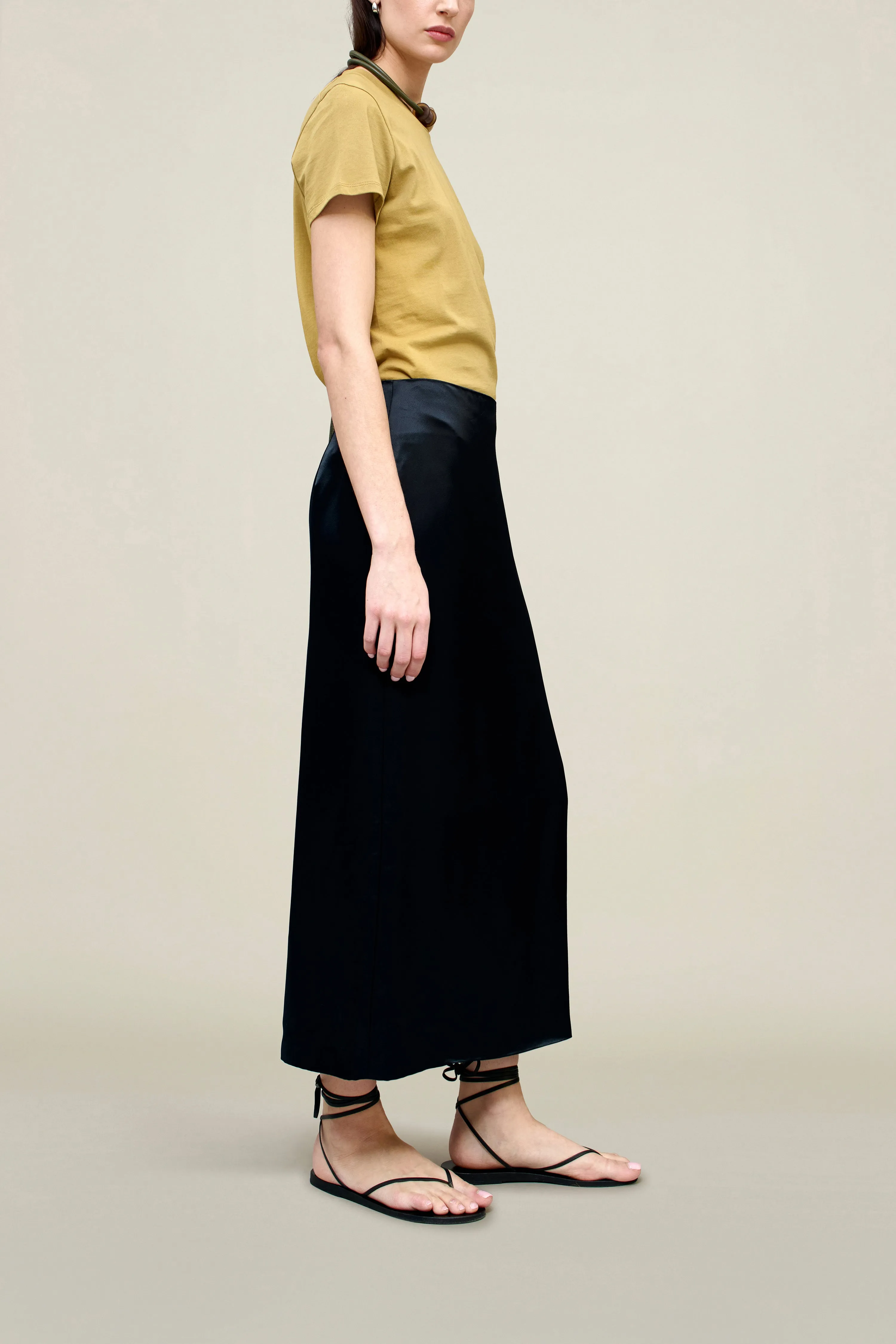 Emilee Pencil Skirt in Liquid Twill sold by Kall Meyer product image thumbnail 3
