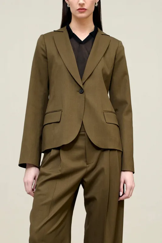 Paxton Single Breasted Blazer in Tropical Wool sold by Kall Meyer