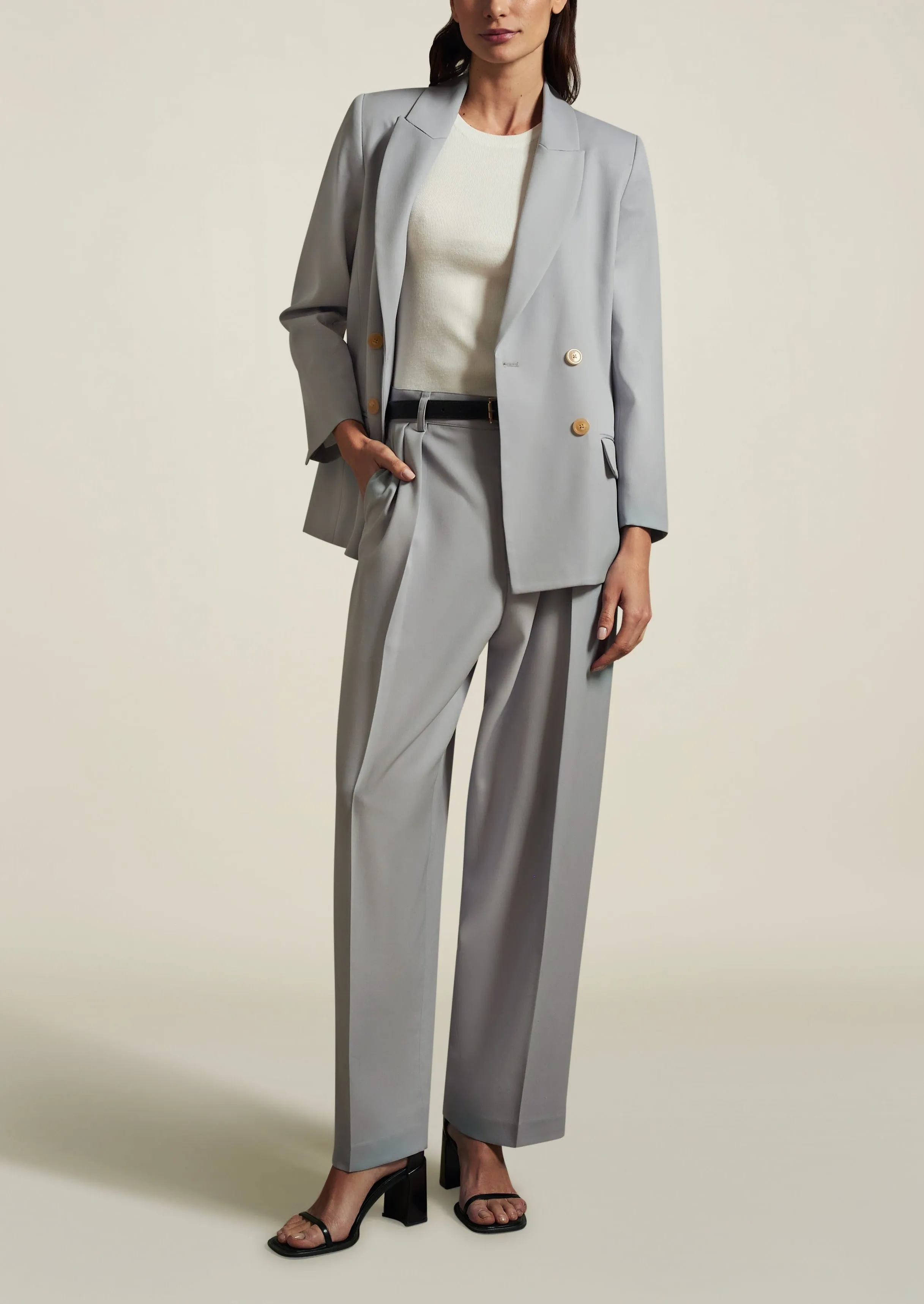 Ana Racer Tank in Viscose Linen sold by Kall Meyer product image thumbnail 5