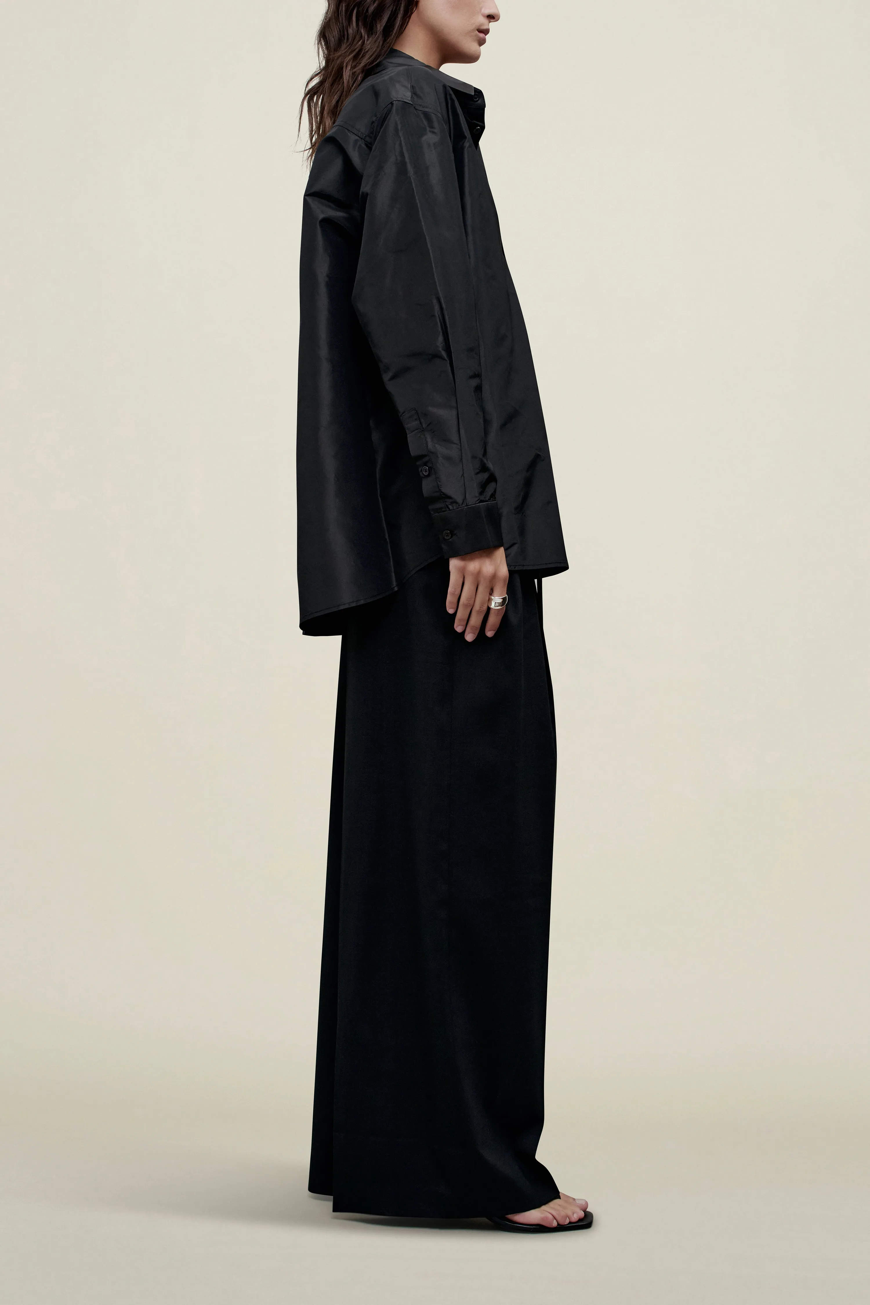 Signature Button Down in Silk Taffeta sold by Kall Meyer product image thumbnail 3