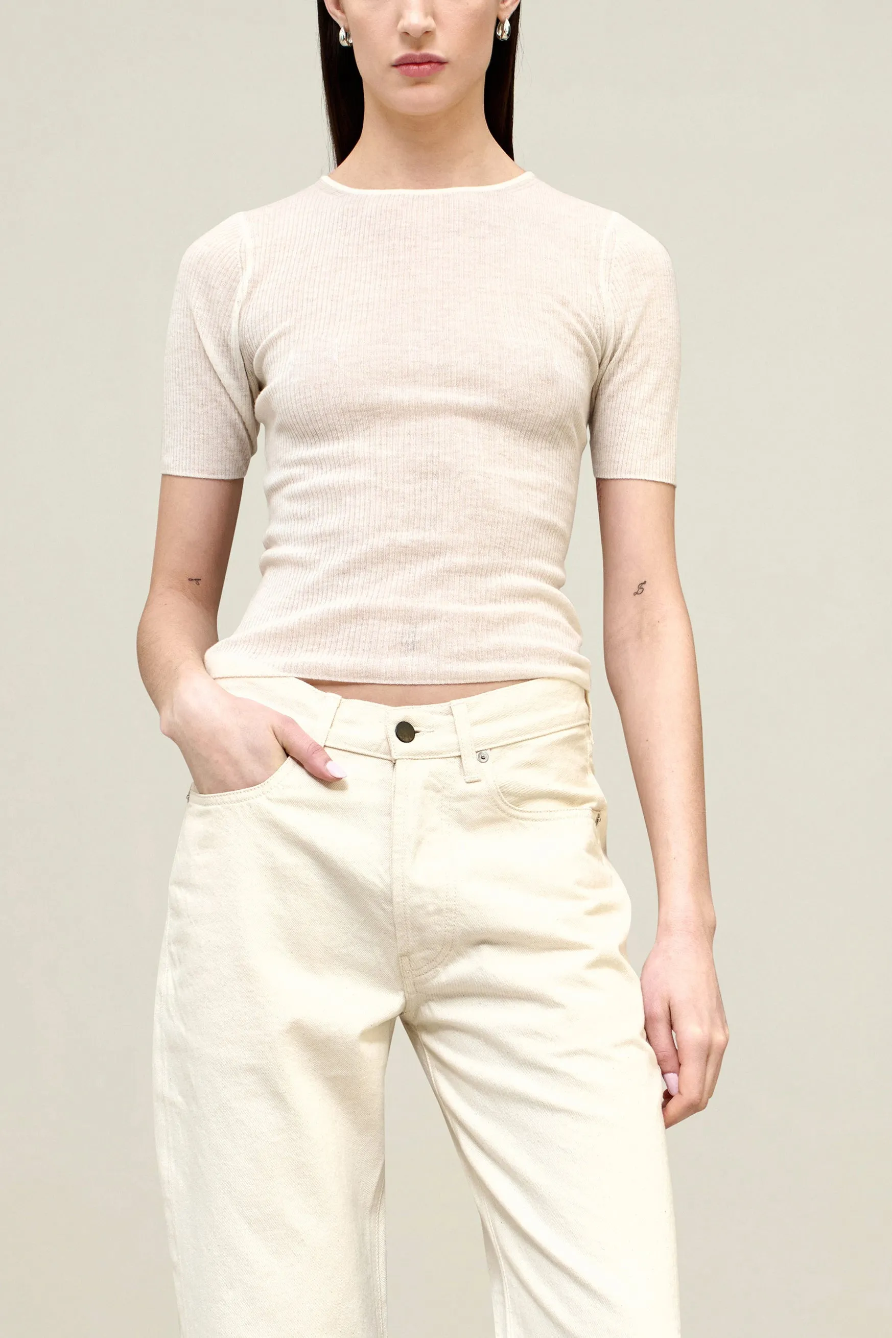 Eaton Tee in Sheer Lyocell sold by Kall Meyer