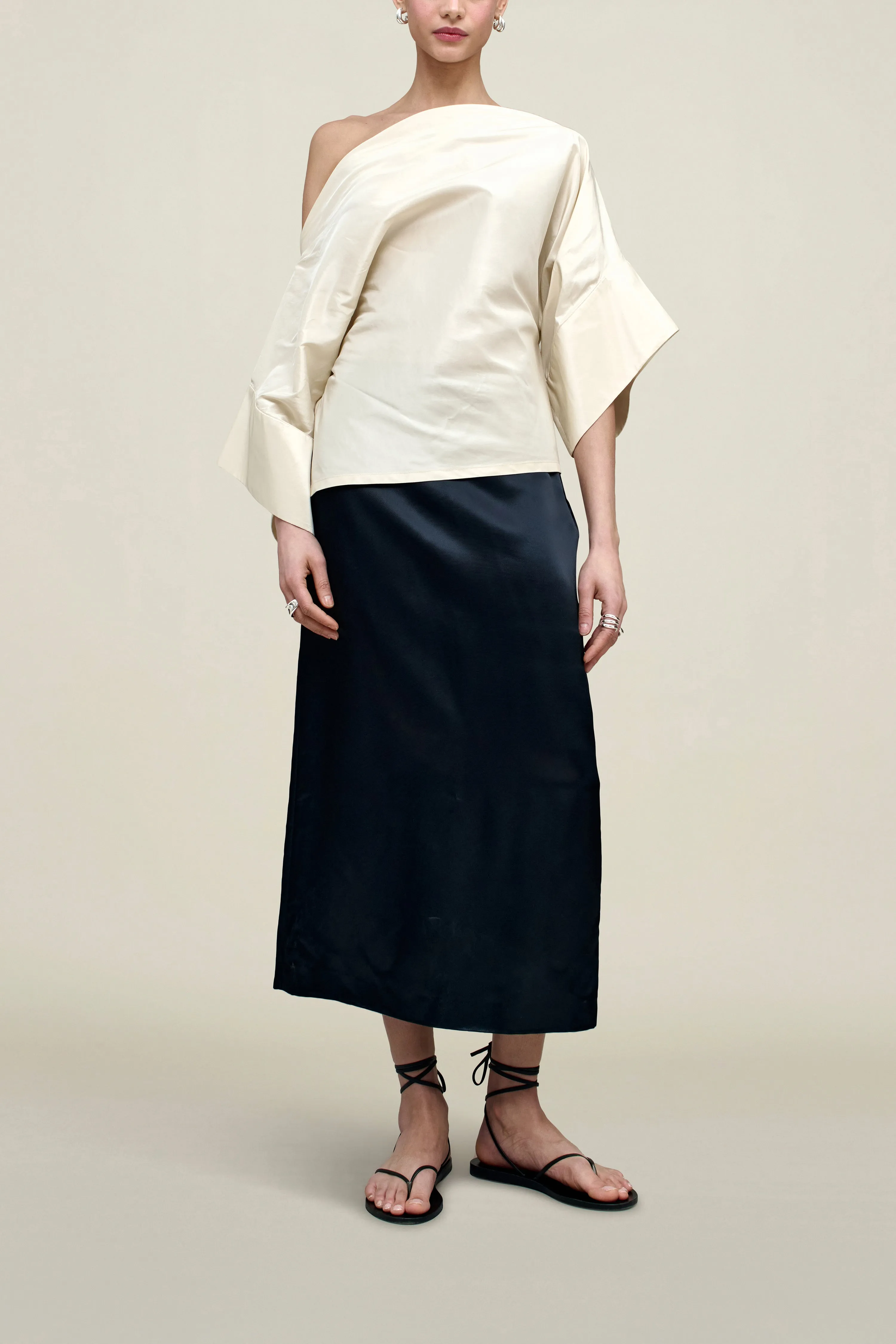 Norene Top in Silk Taffeta sold by Kall Meyer product image thumbnail 4