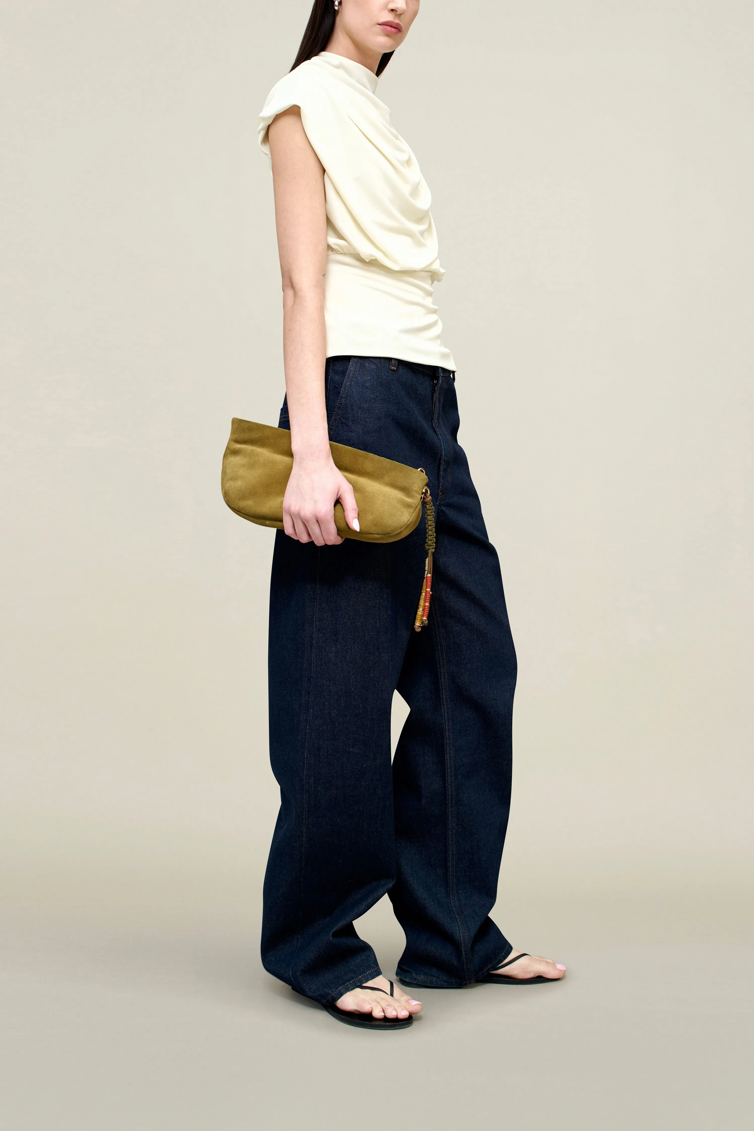 Jocelyn Draped Top in Slinky Jersey sold by Kall Meyer product image thumbnail 3
