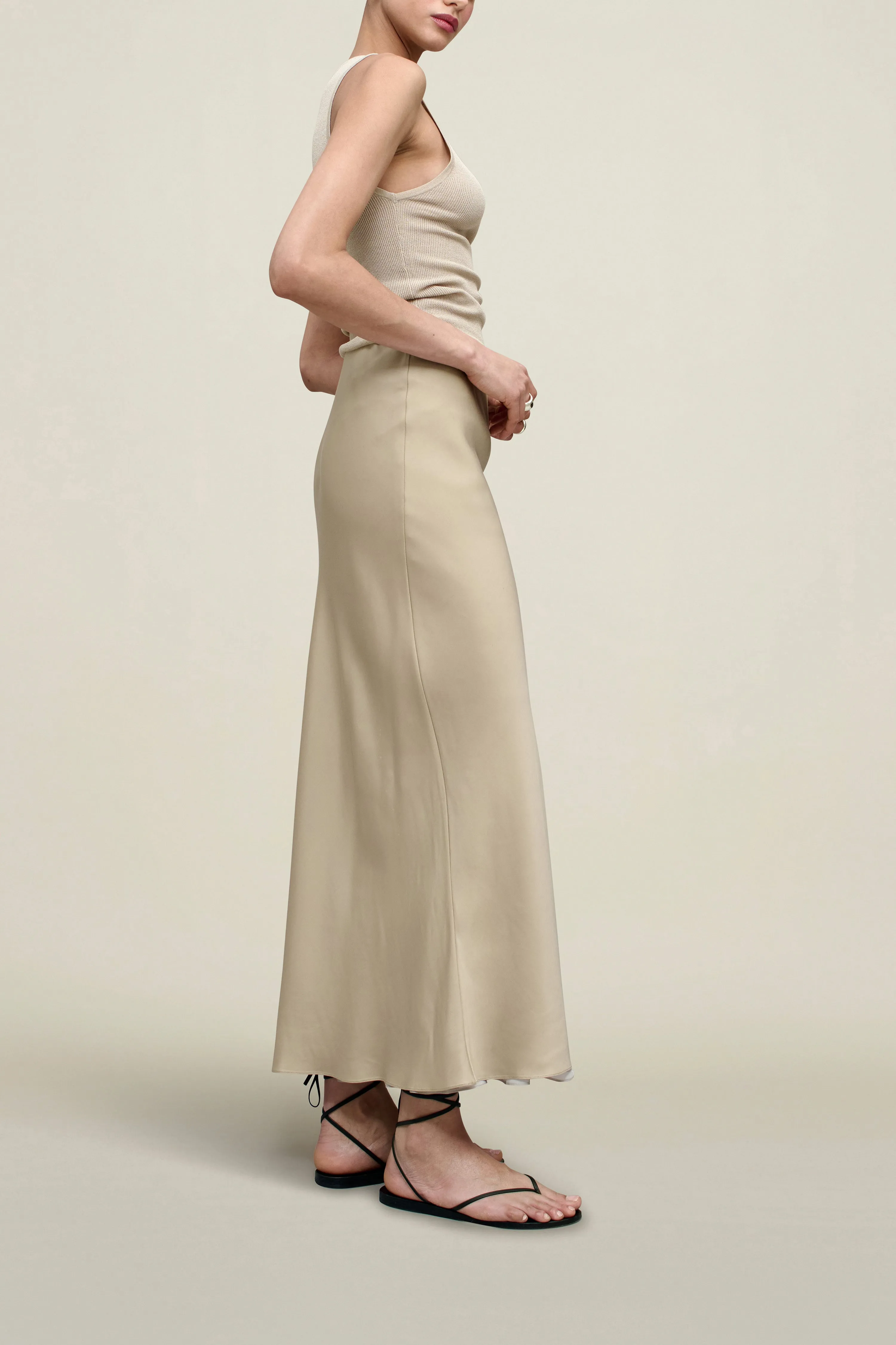 Nadine Skirt in Cupro Satin sold by Kall Meyer product image thumbnail 3