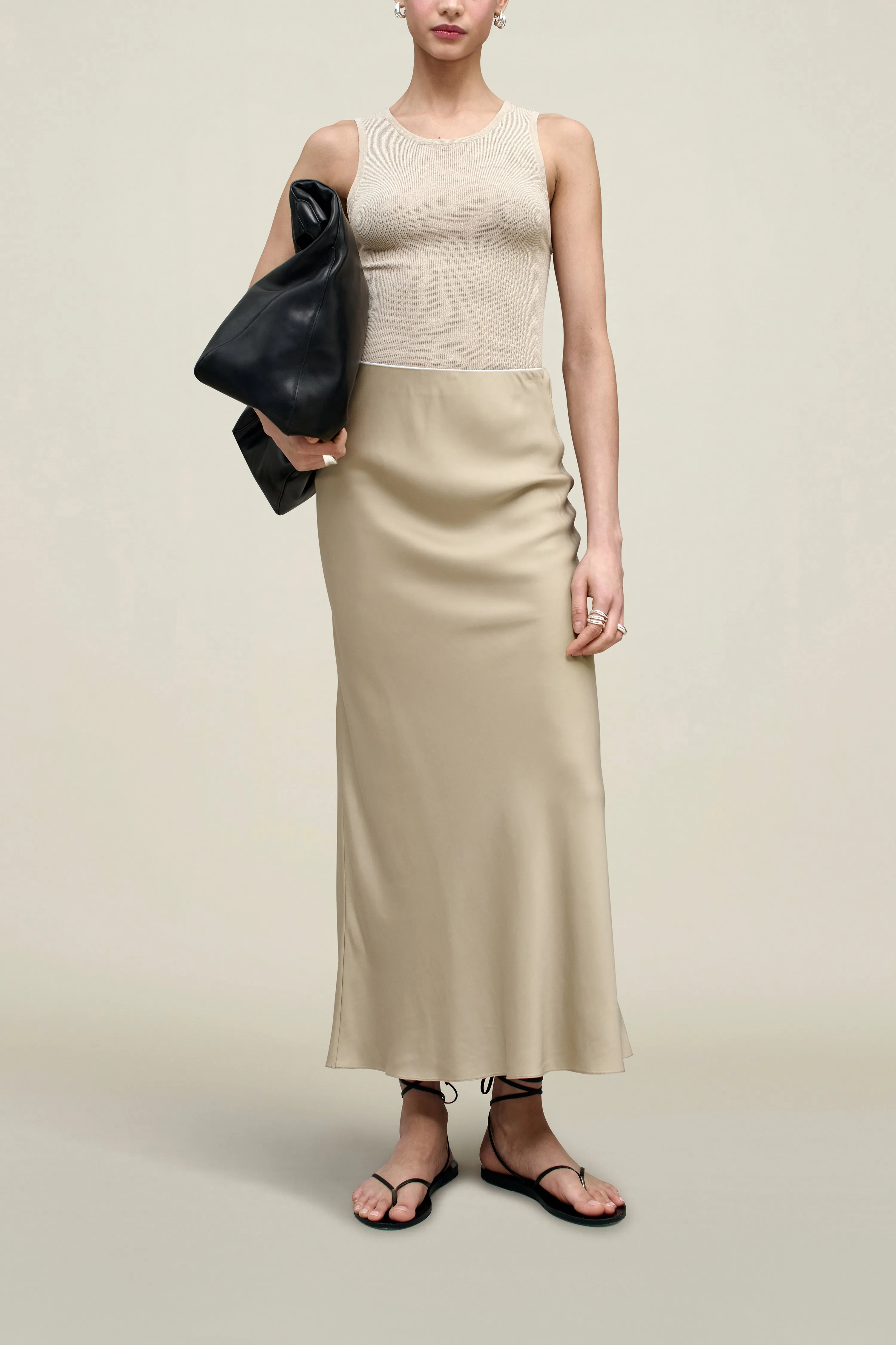 Nadine Skirt in Cupro Satin sold by Kall Meyer product image thumbnail 2