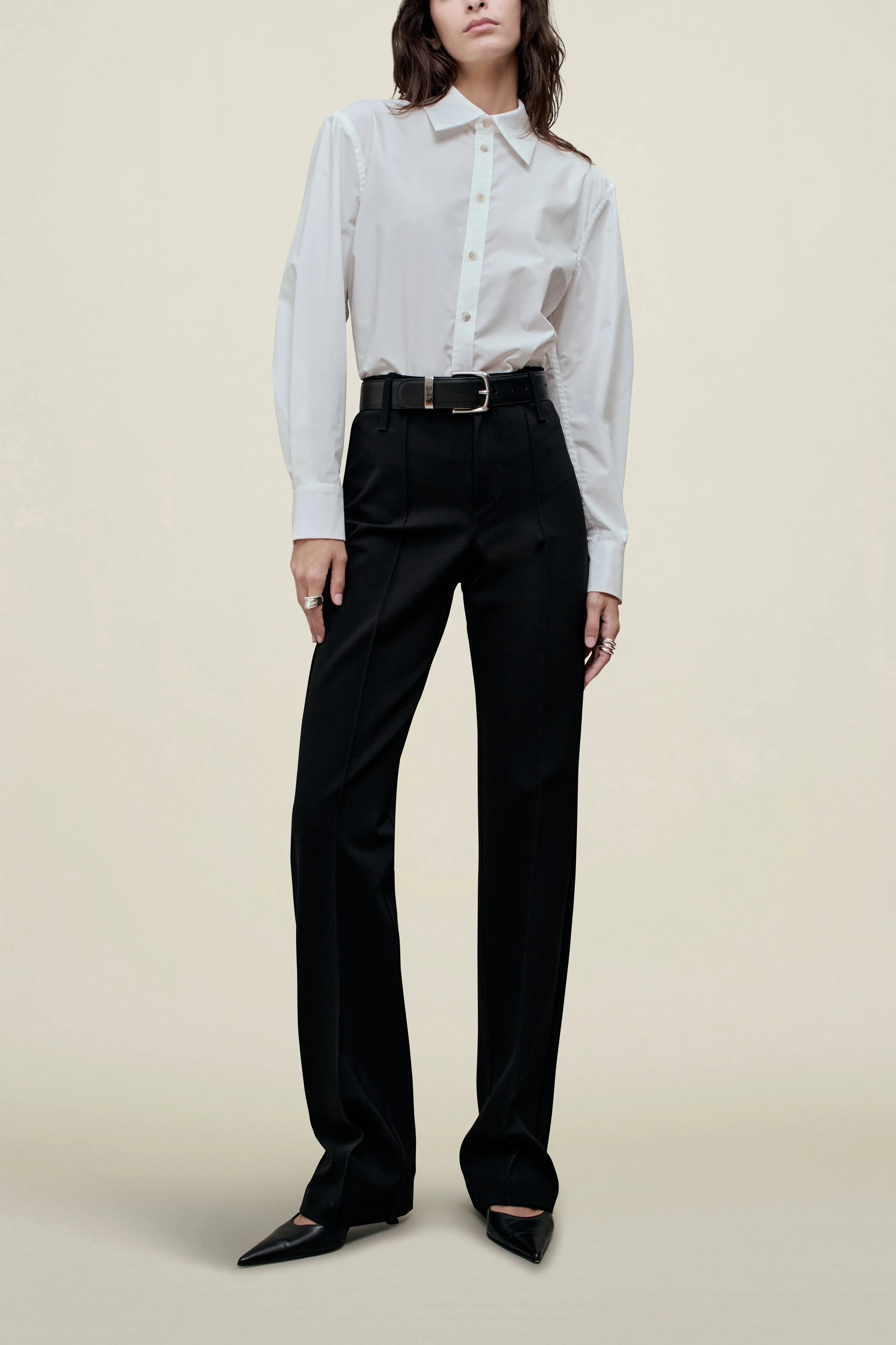 Damian Trouser in Stretch-Knit Suiting sold by Kall Meyer product image thumbnail 3