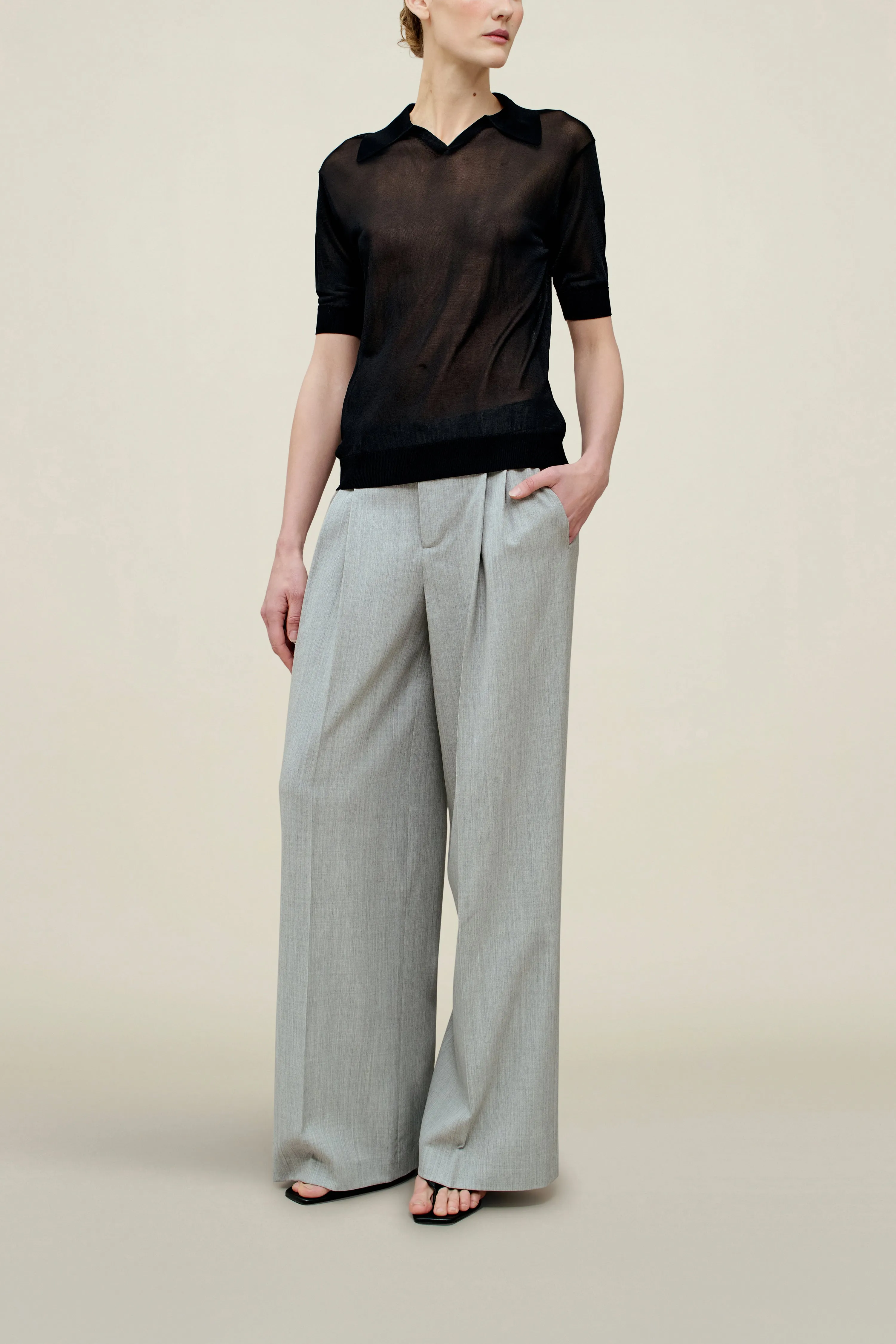 Eleanor Polo in Matte Viscose sold by Kall Meyer product image thumbnail 2