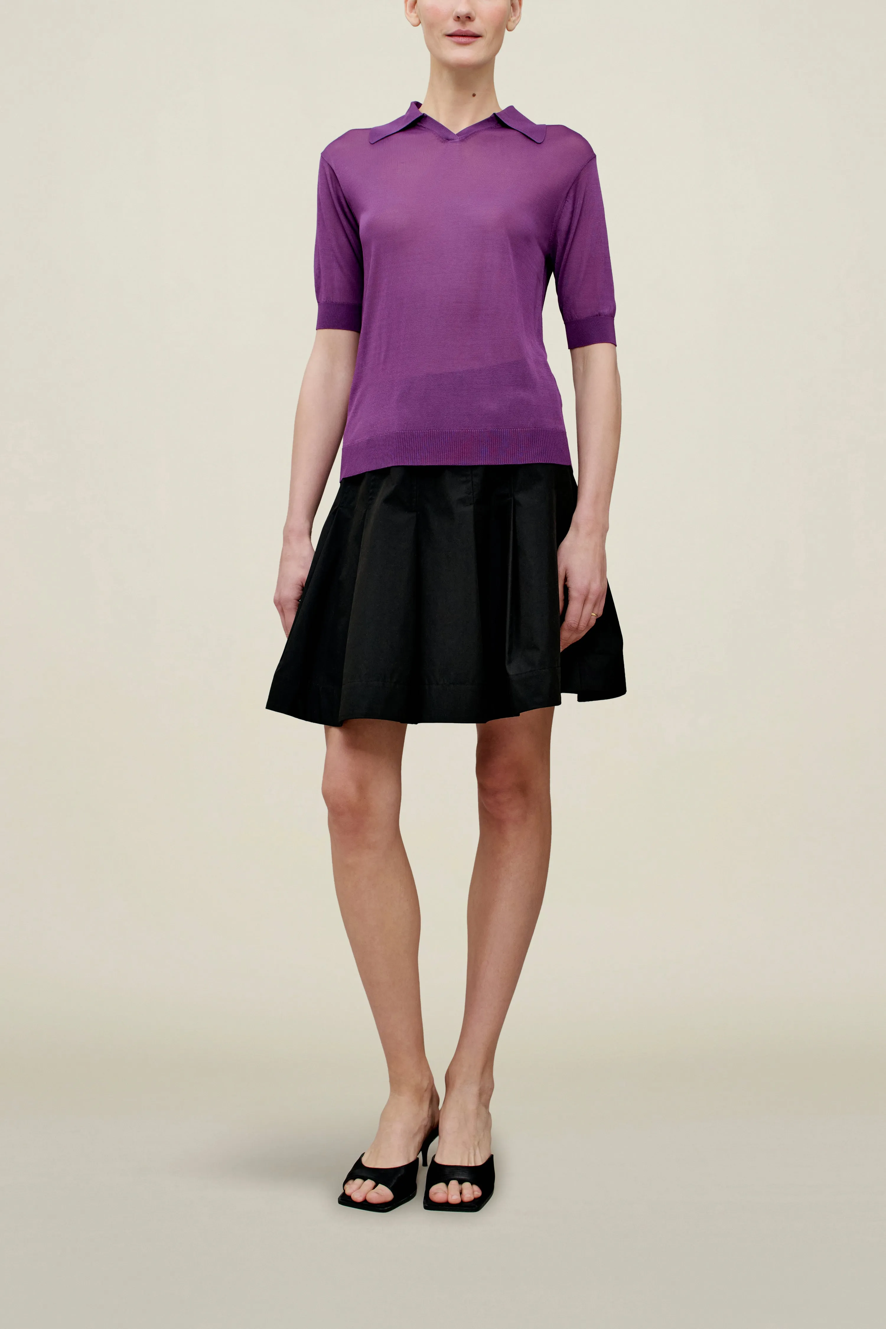 Eleanor Polo in Matte Viscose sold by Kall Meyer product image thumbnail 2