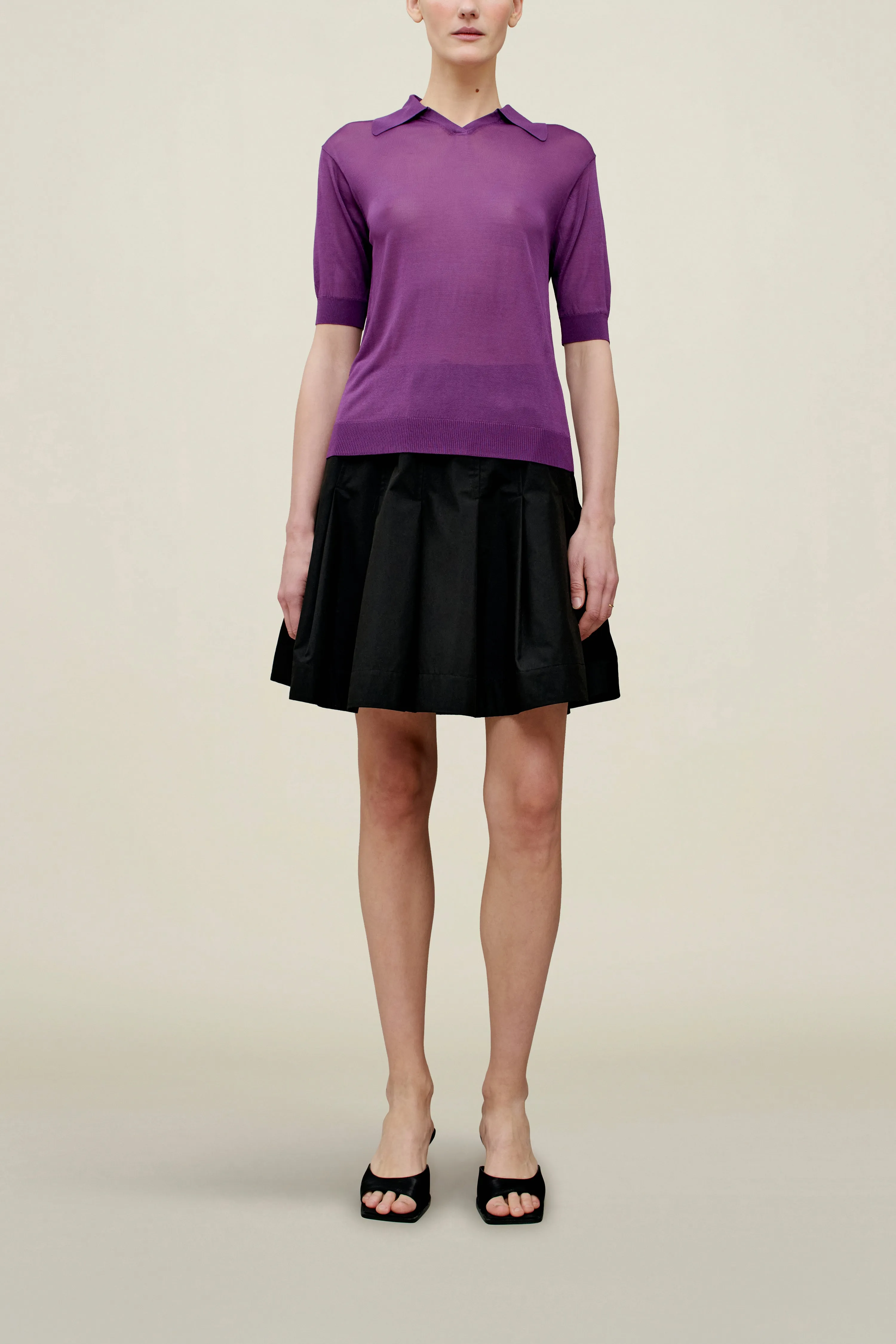 Eleanor Polo in Matte Viscose sold by Kall Meyer product image thumbnail 3