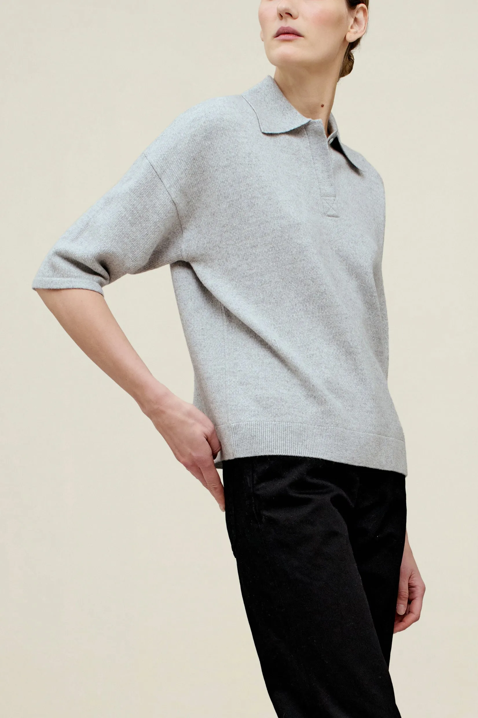 Wes Polo in Cashmere Wool sold by Kall Meyer product image thumbnail 2