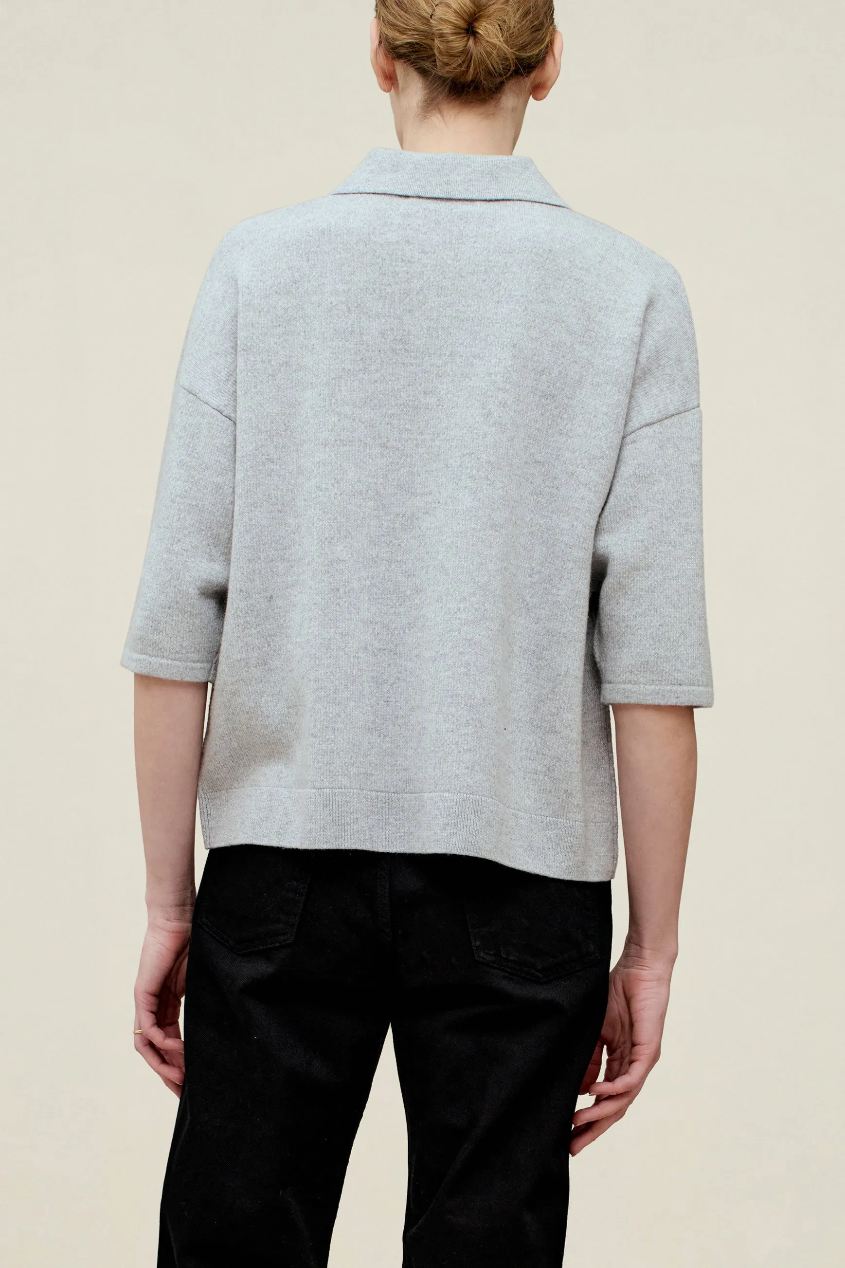 Wes Polo in Cashmere Wool sold by Kall Meyer product image thumbnail 3