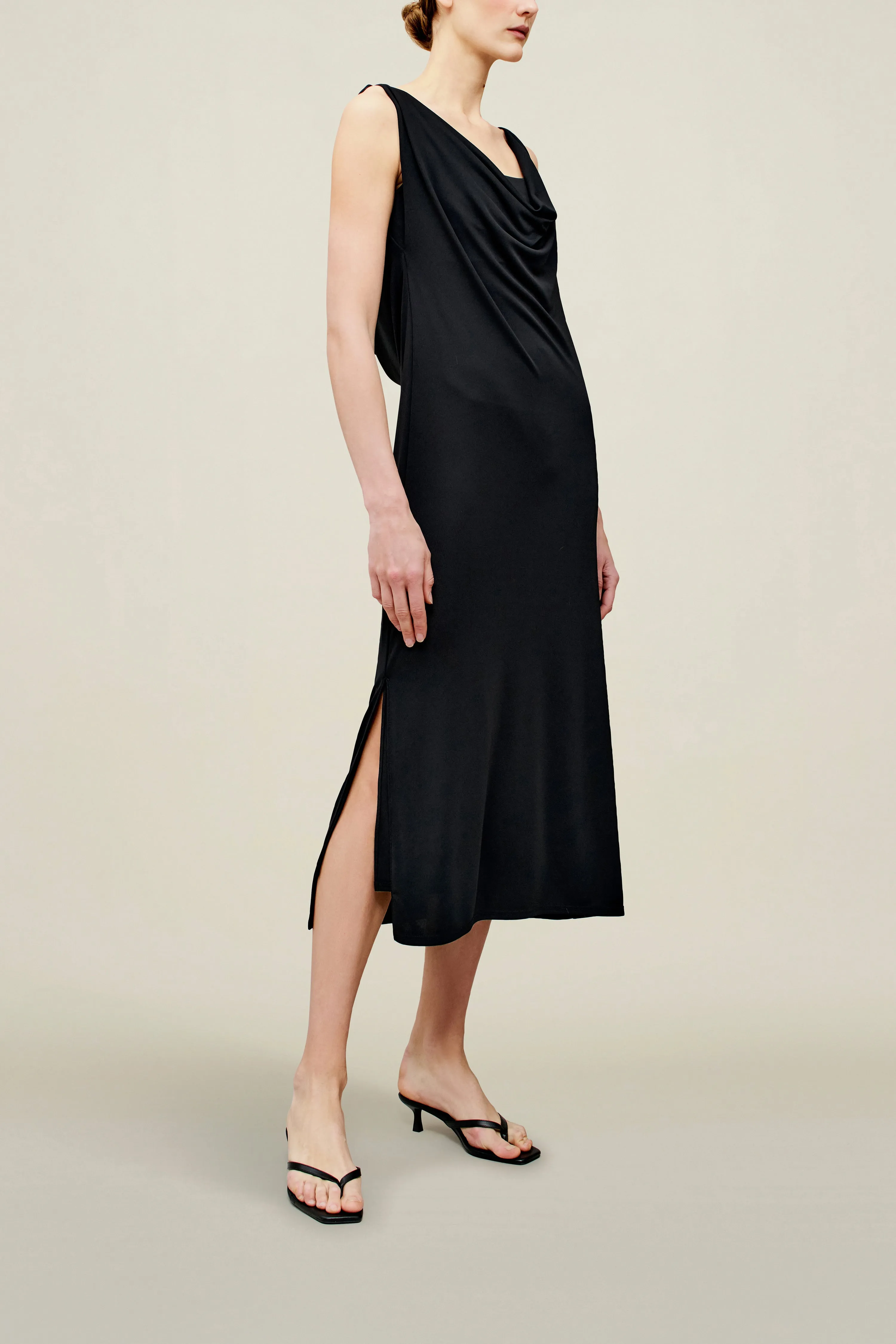 Odessa Tank Dress in Slinky Jersey sold by Kall Meyer product image thumbnail 3