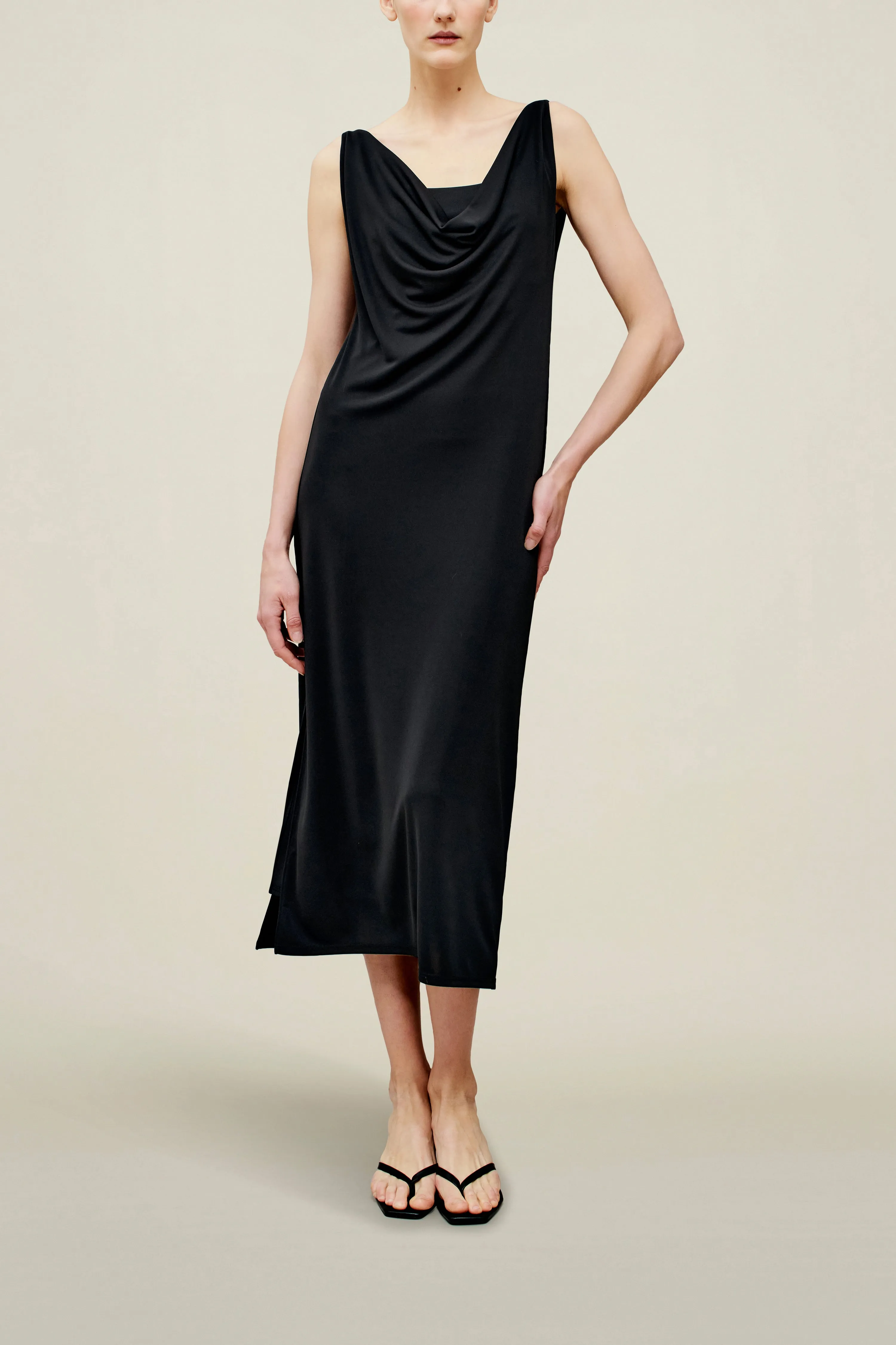 Odessa Tank Dress in Slinky Jersey sold by Kall Meyer