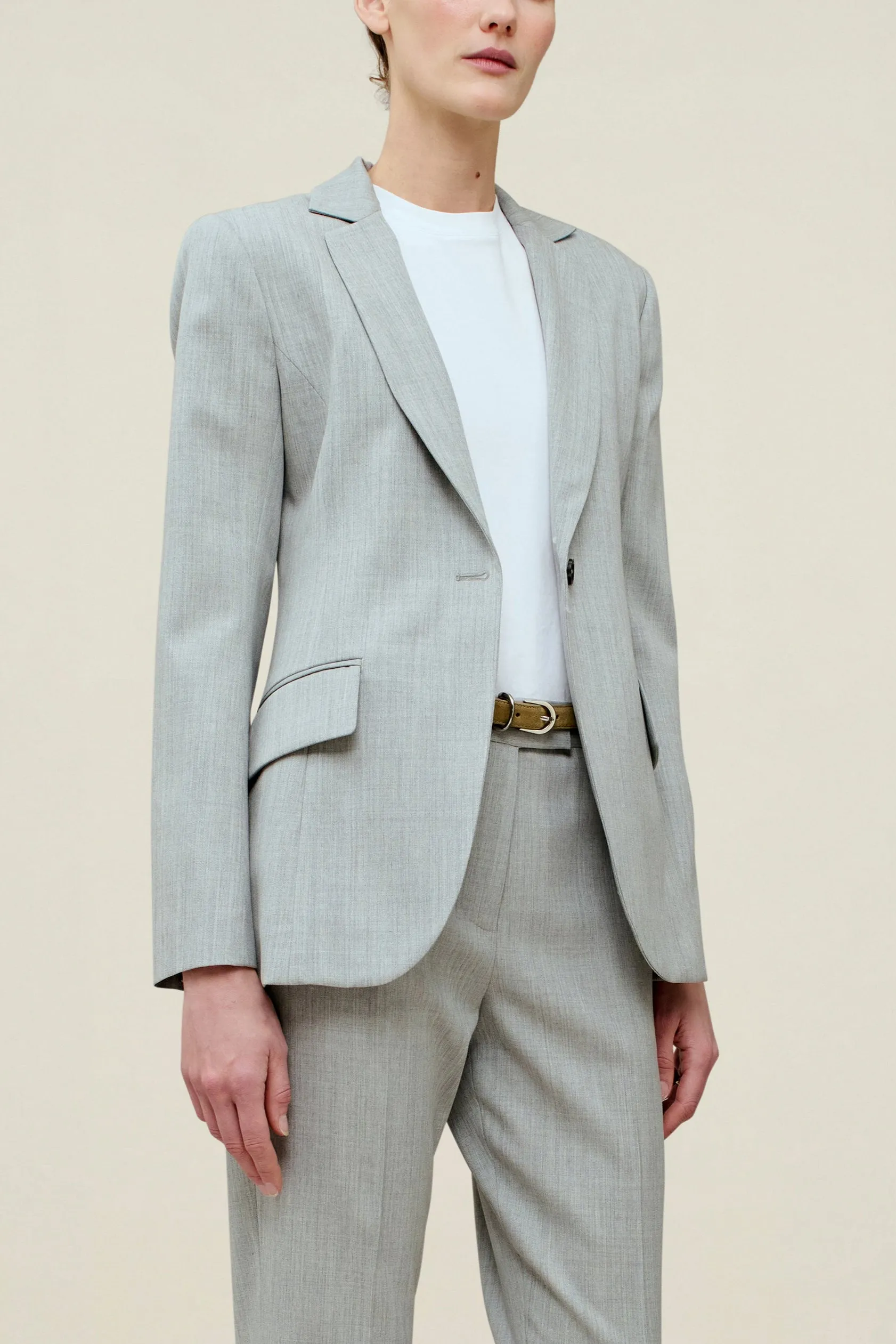 Raquel Single Breasted Blazer in Tropical Wool sold by Kall Meyer product image thumbnail 2