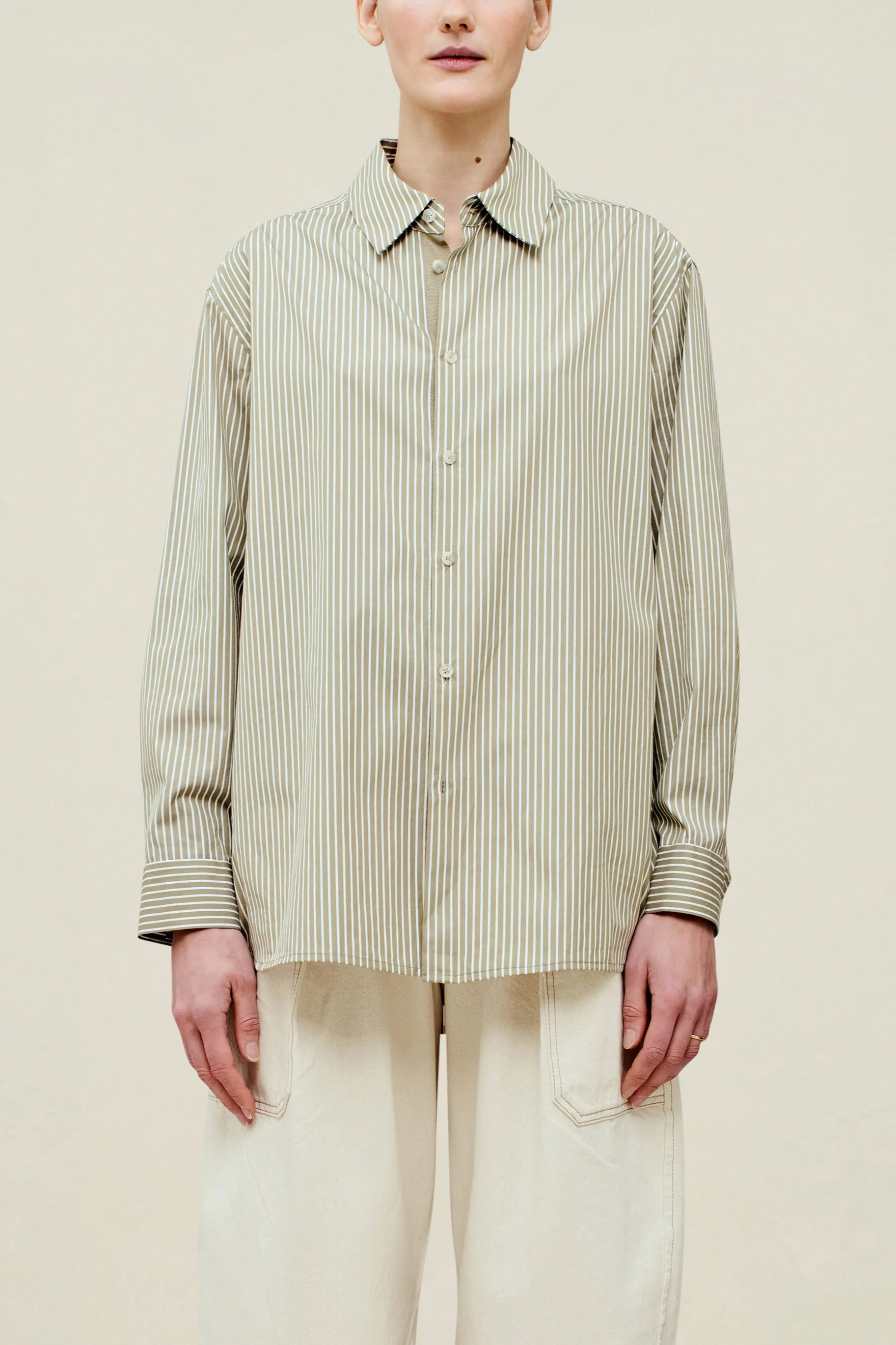 Signature Button Down in Cotton Poplin sold by Kall Meyer product image thumbnail 2