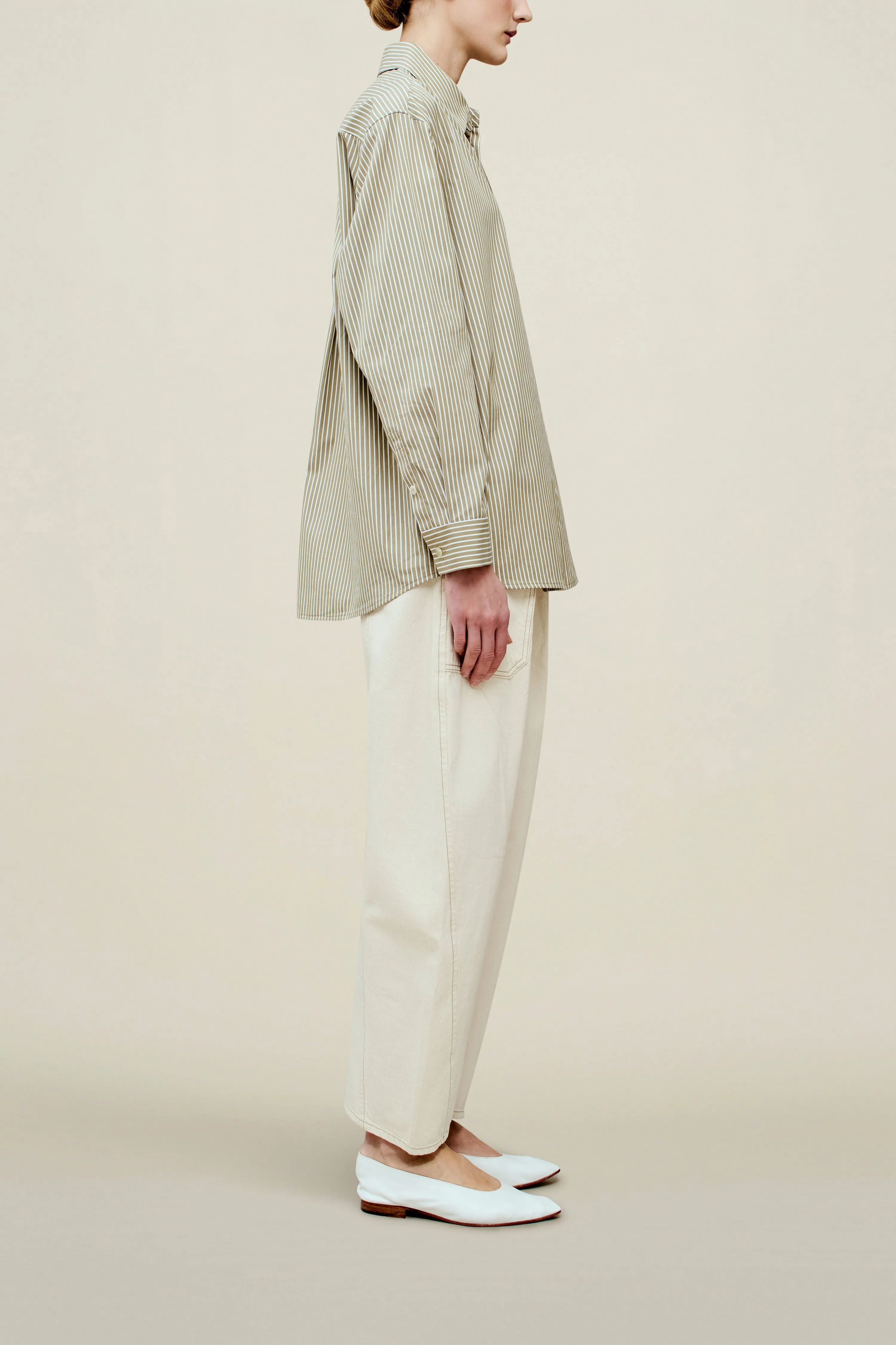 Signature Button Down in Cotton Poplin sold by Kall Meyer product image thumbnail 4