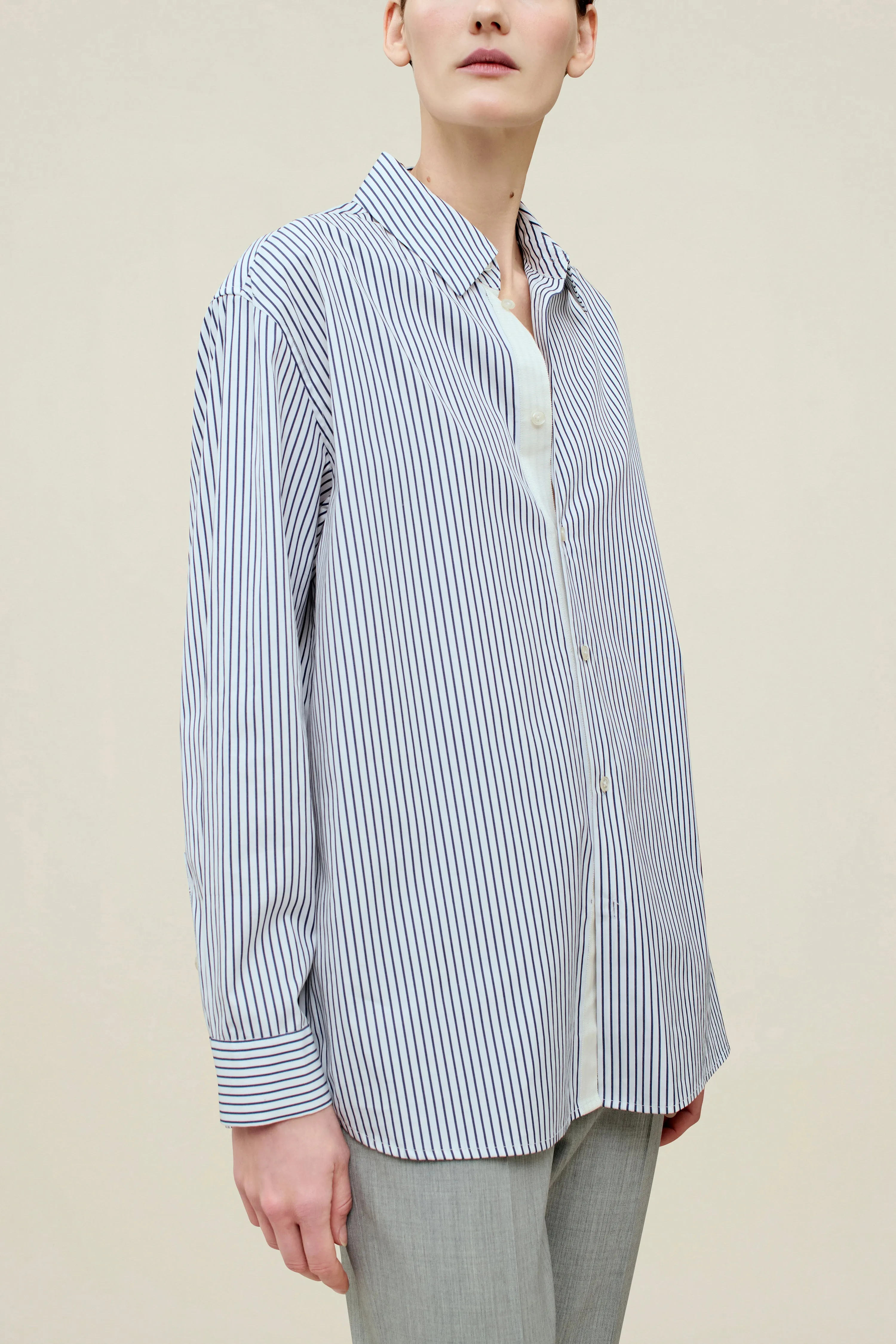 Signature Button Down in Cotton Poplin sold by Kall Meyer product image thumbnail 2