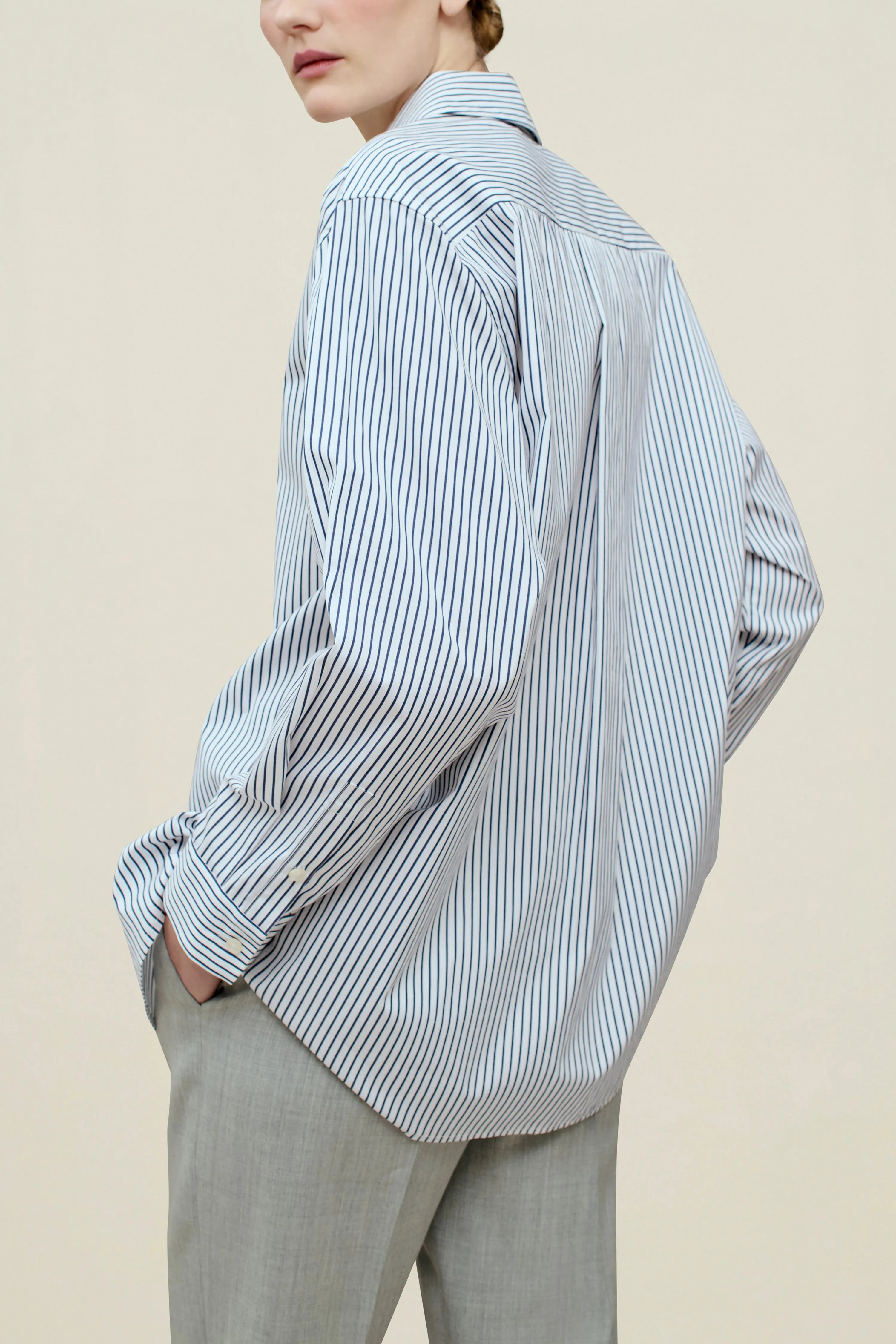 Signature Button Down in Cotton Poplin sold by Kall Meyer product image thumbnail 5