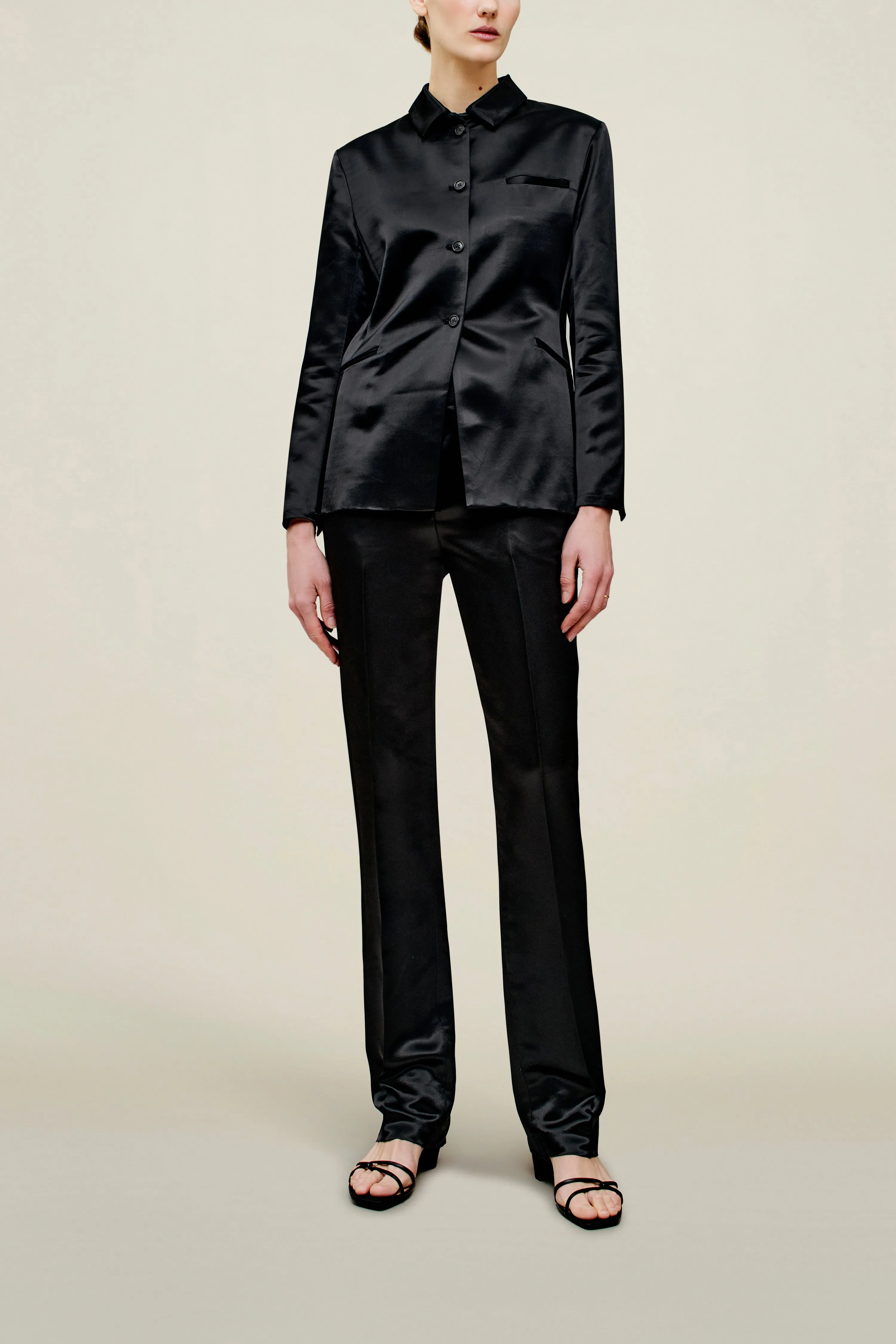 Charlie Long Trouser in Liquid Twill sold by Kall Meyer product image thumbnail 5