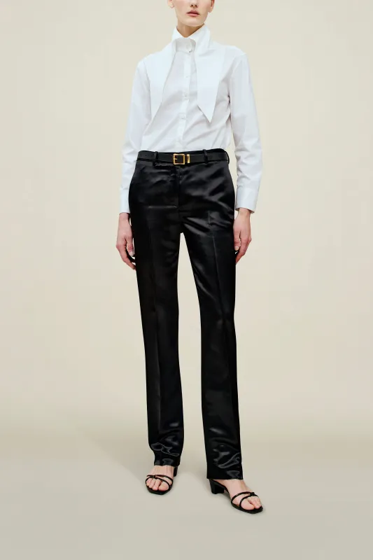 Charlie Long Trouser in Liquid Twill made by Kall Meyer