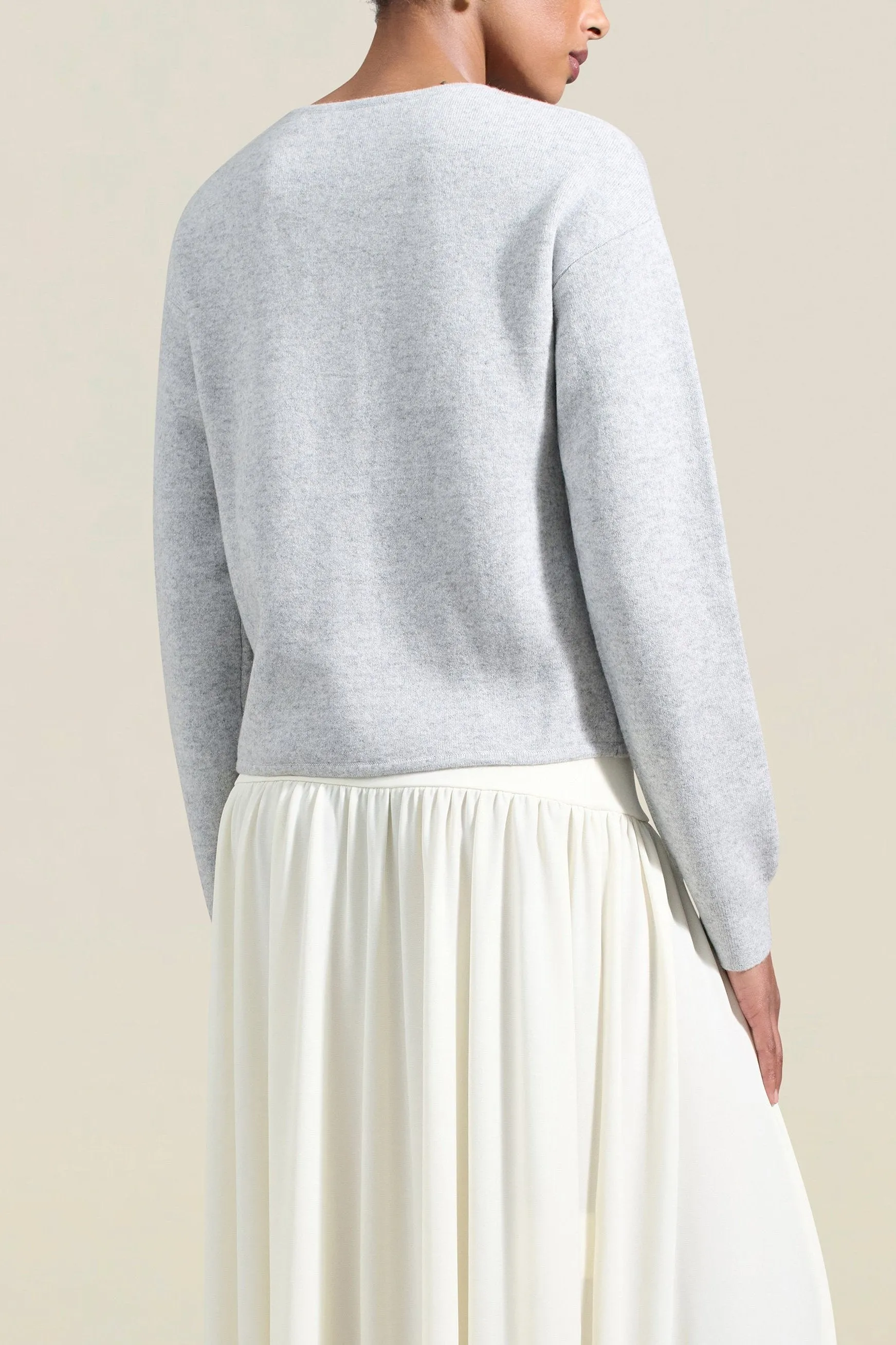 Evie Cardigan in Sterling Nylon Wool sold by Kall Meyer product image thumbnail 2