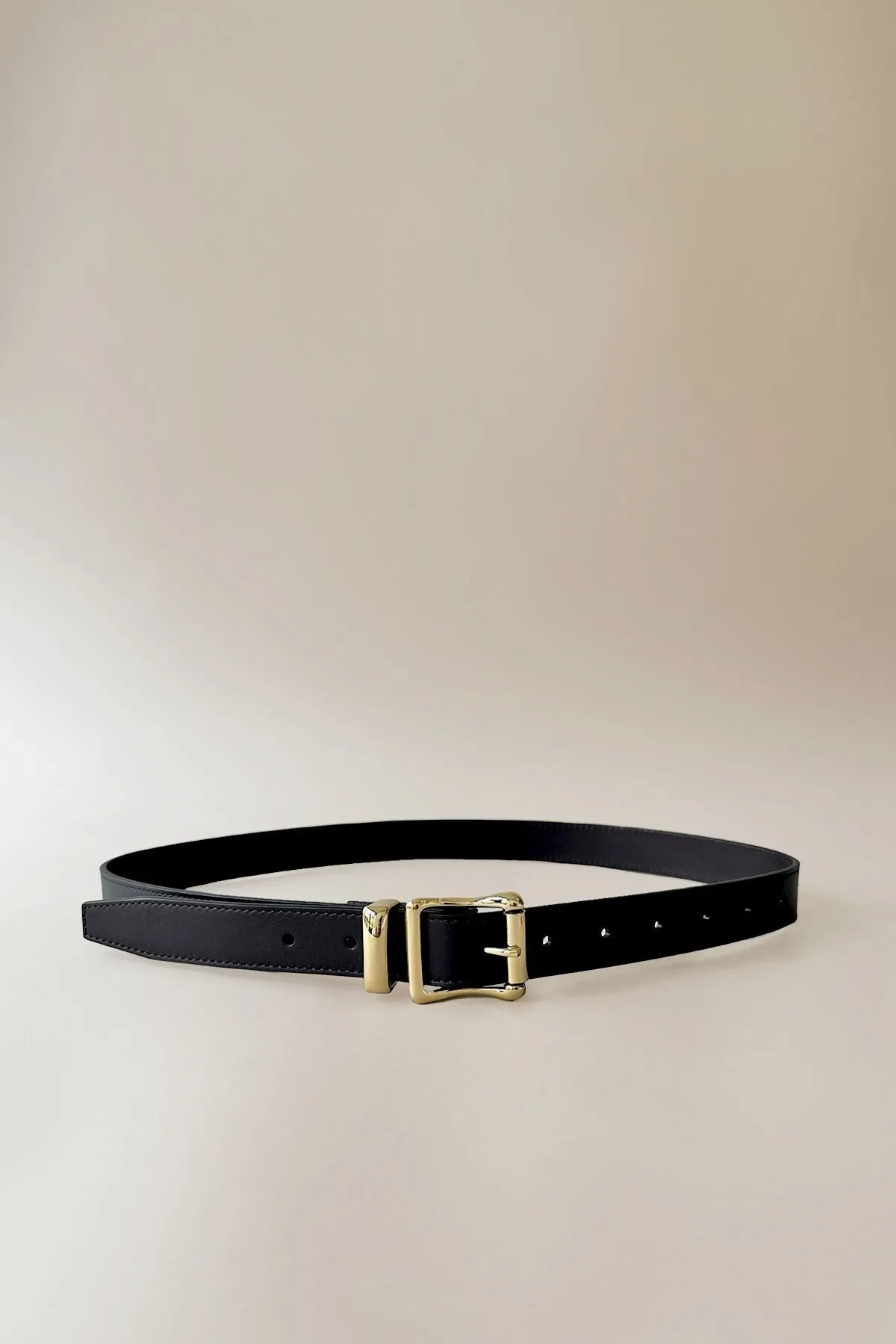 Signature Leather Belt in Black sold by Kall Meyer