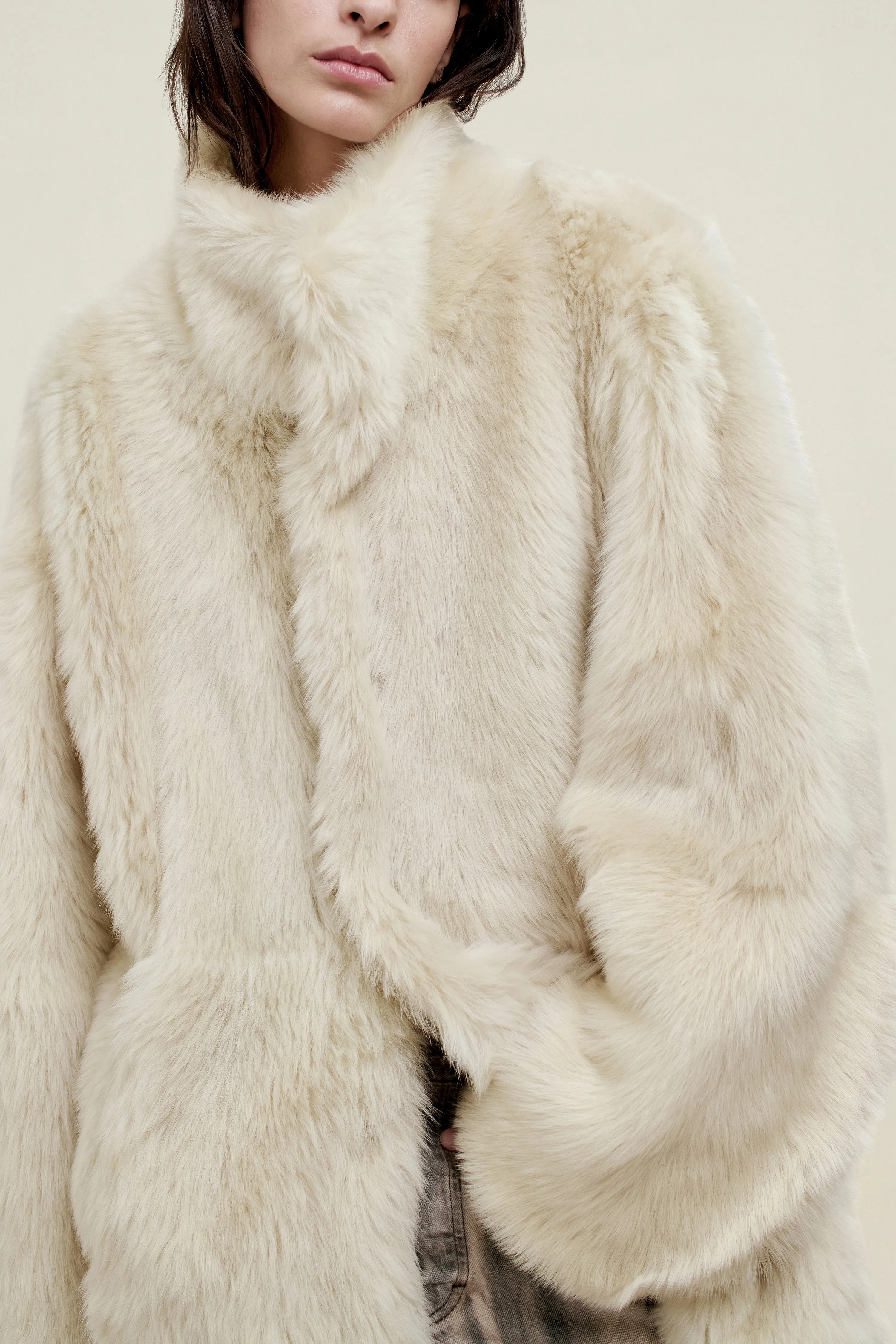 Donna Car Coat in Shearling sold by Kall Meyer product image thumbnail 3