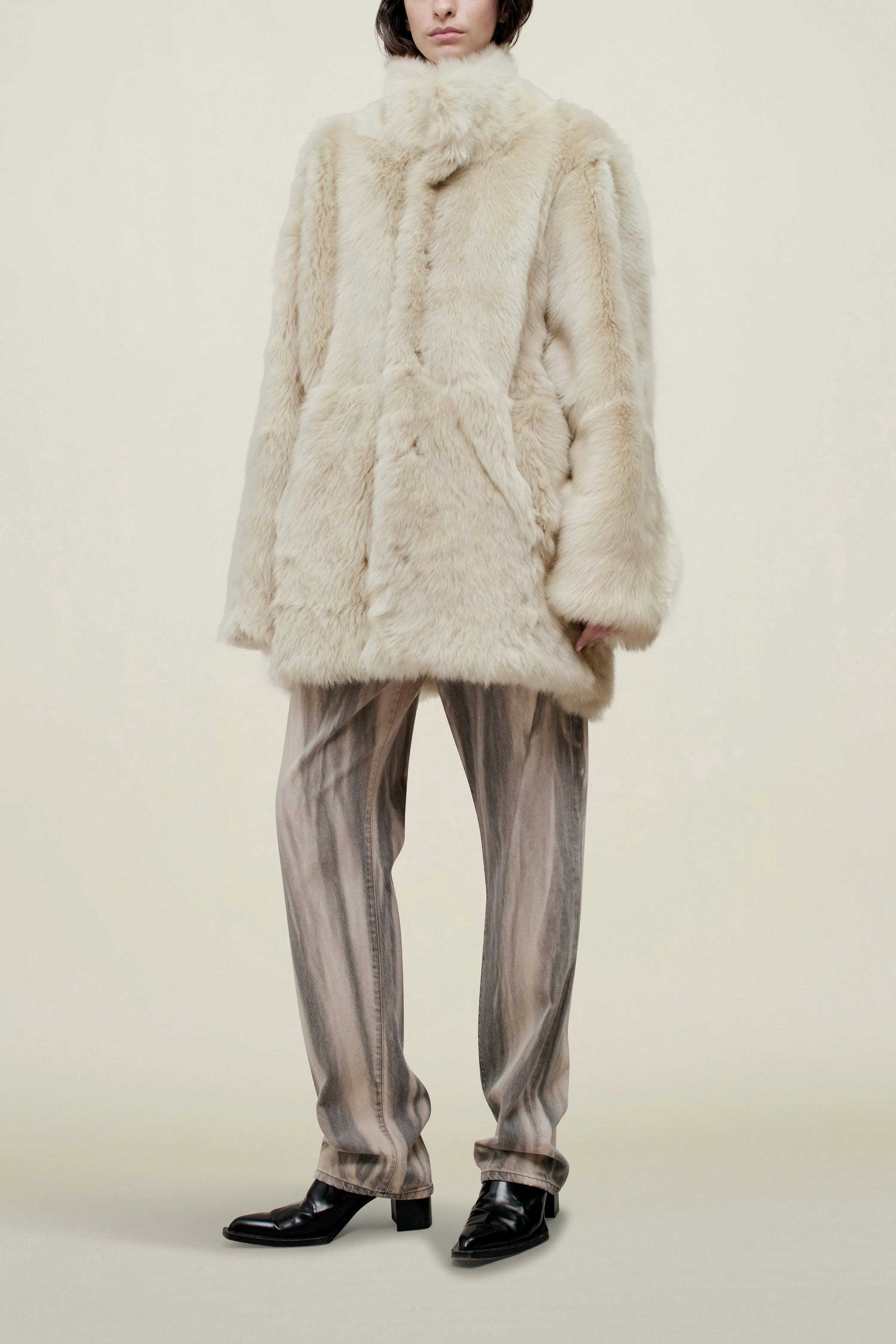 Donna Car Coat in Shearling sold by Kall Meyer product image thumbnail 5