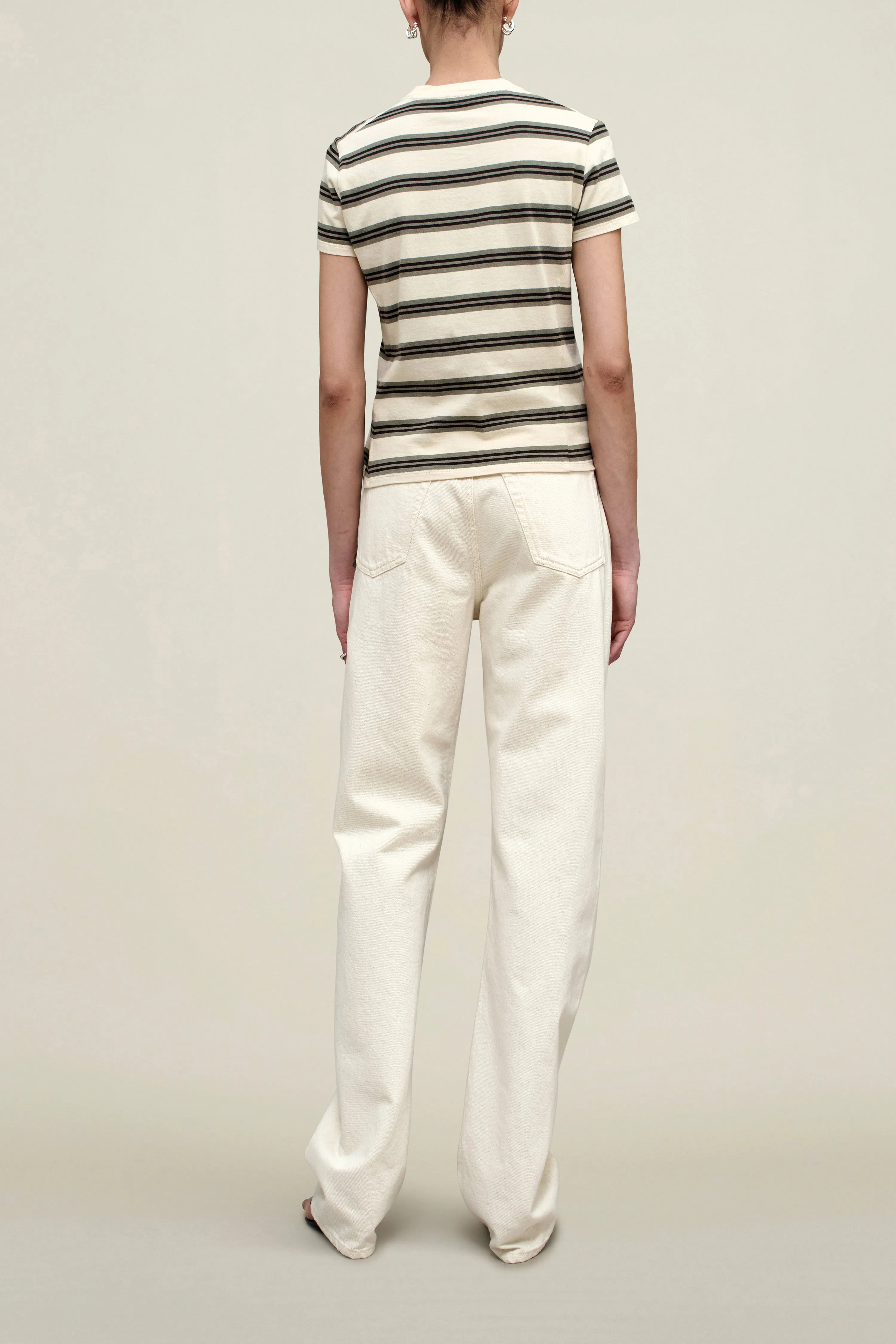 Kenzie T-Shirt in Mink Stripe sold by Kall Meyer product image thumbnail 5