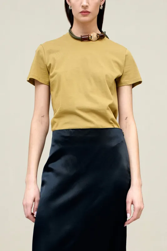 Kenzie T-Shirt in Olive Oil sold by Kall Meyer