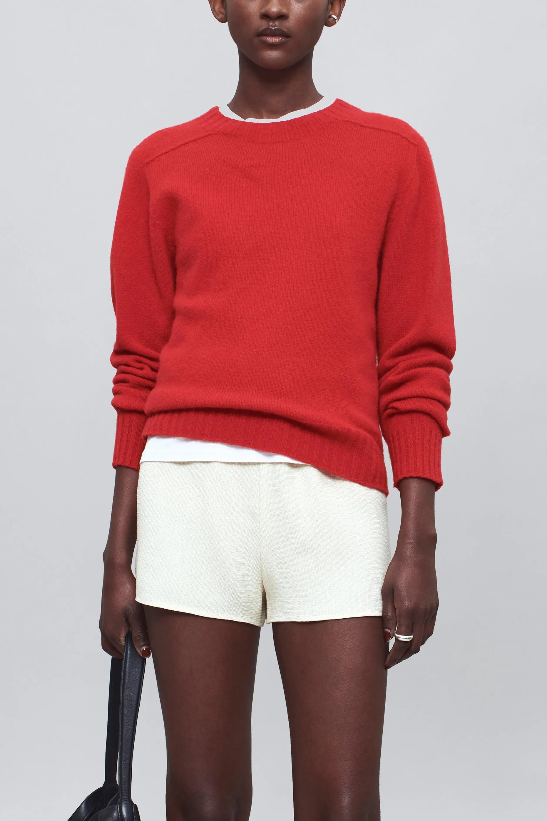 Nina Seamless Crewneck in Cashmere Wool sold by Kall Meyer