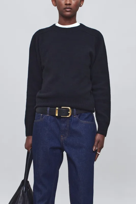 Nina Seamless Crewneck in Cashmere Wool sold by Kall Meyer