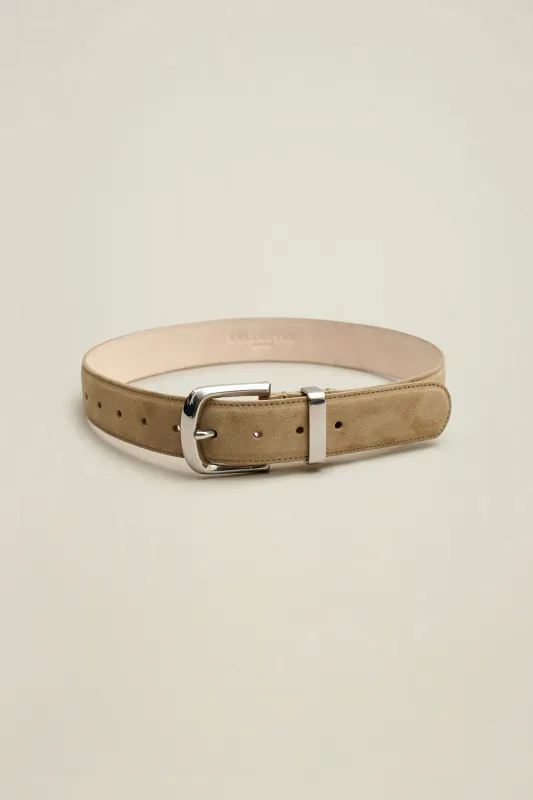 Johnson Belt in Calf Suede sold by Kall Meyer