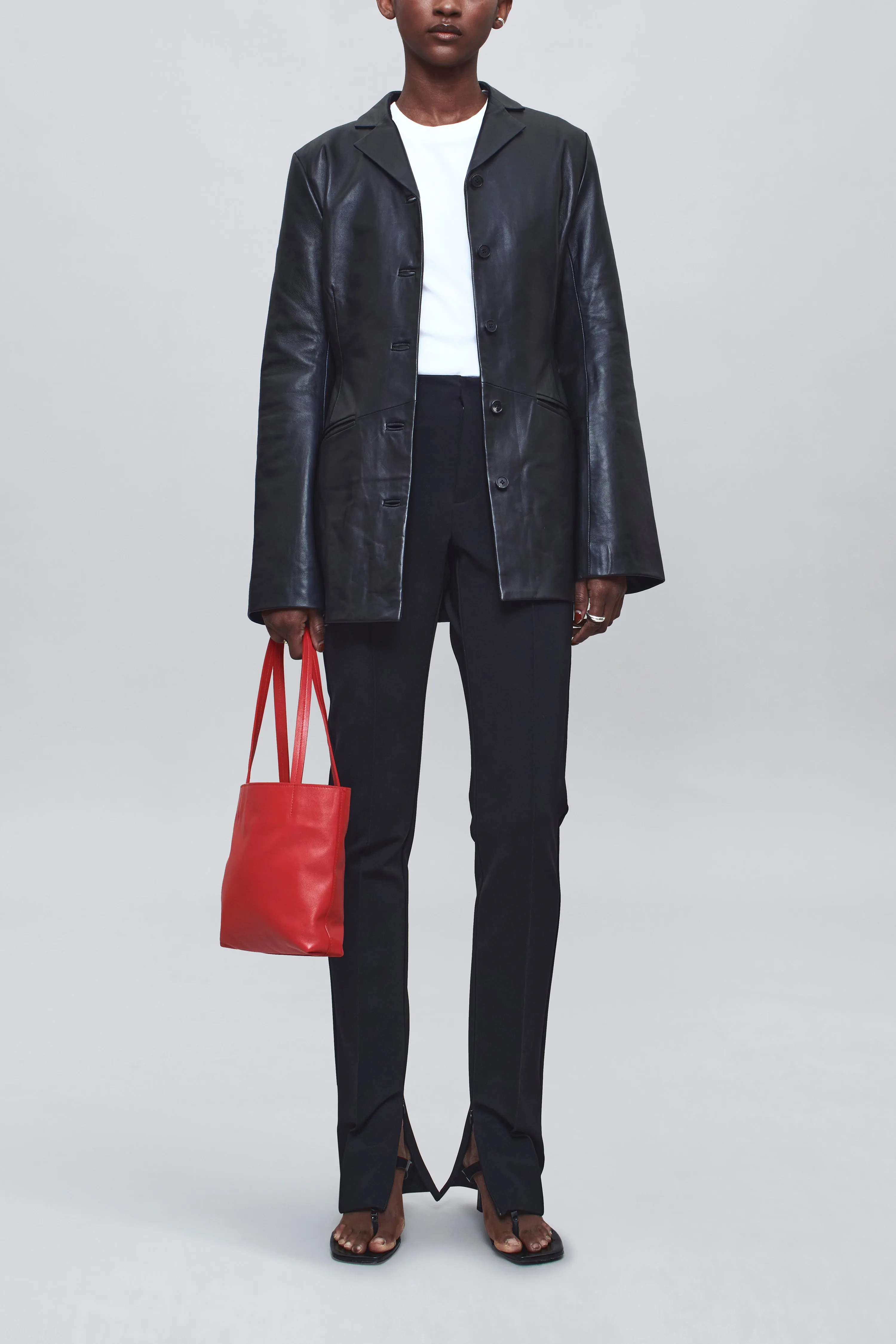 Enzo Pant in Stretch Knit Suiting sold by Kall Meyer