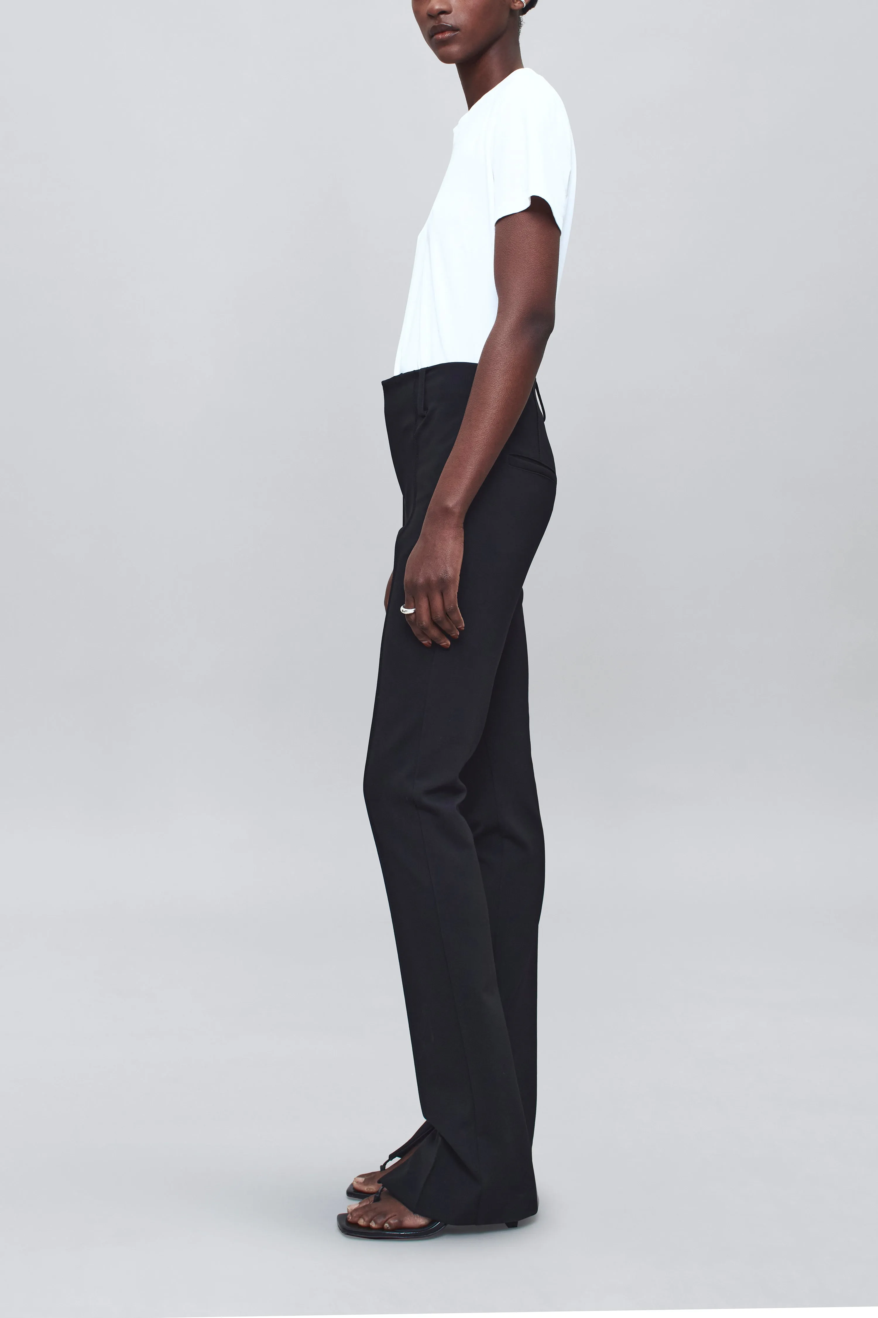 Enzo Pant in Stretch Knit Suiting sold by Kall Meyer product image thumbnail 3
