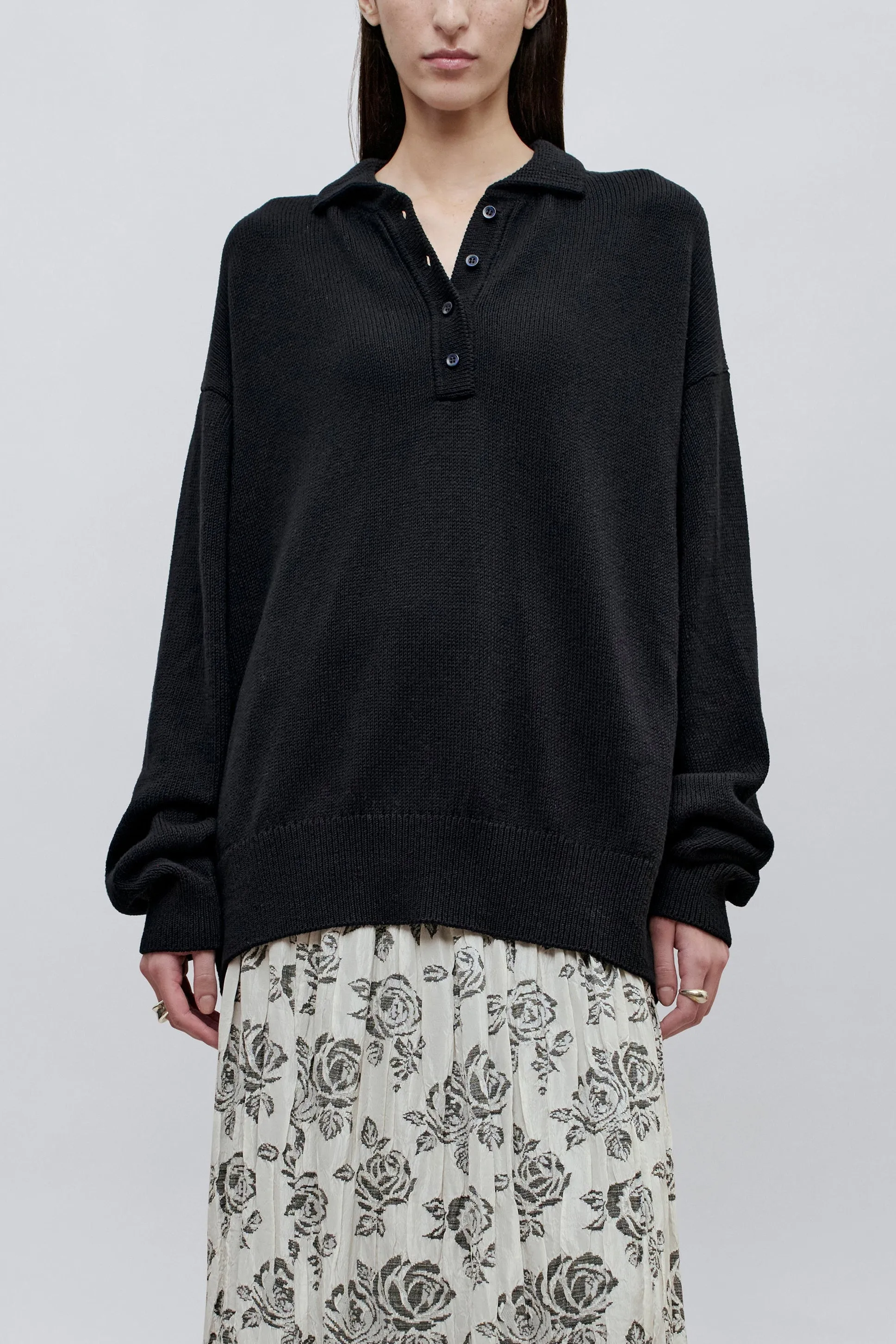 Chessy Polo in Cotton Wool sold by Kall Meyer