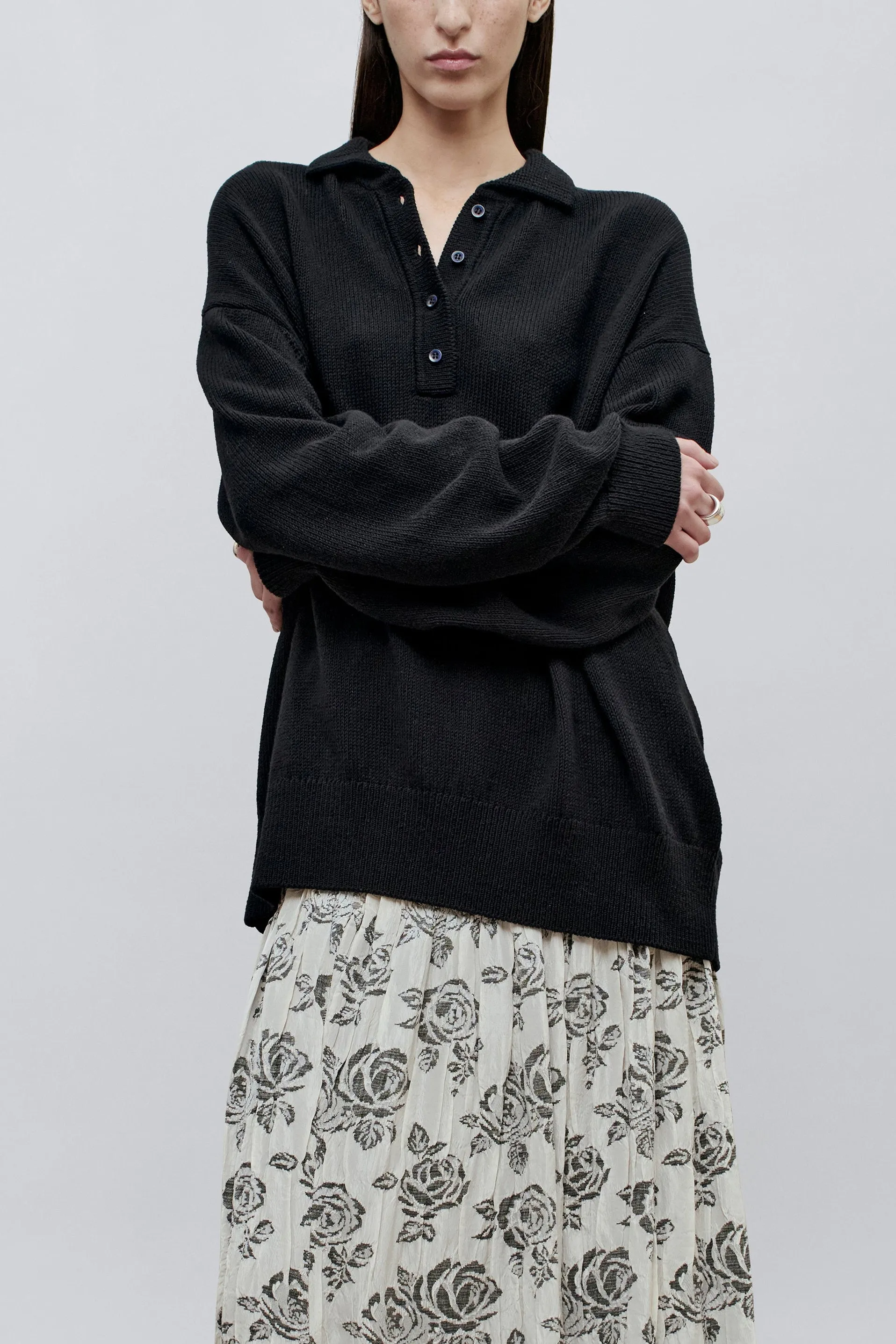 Chessy Polo in Cotton Wool sold by Kall Meyer product image thumbnail 2