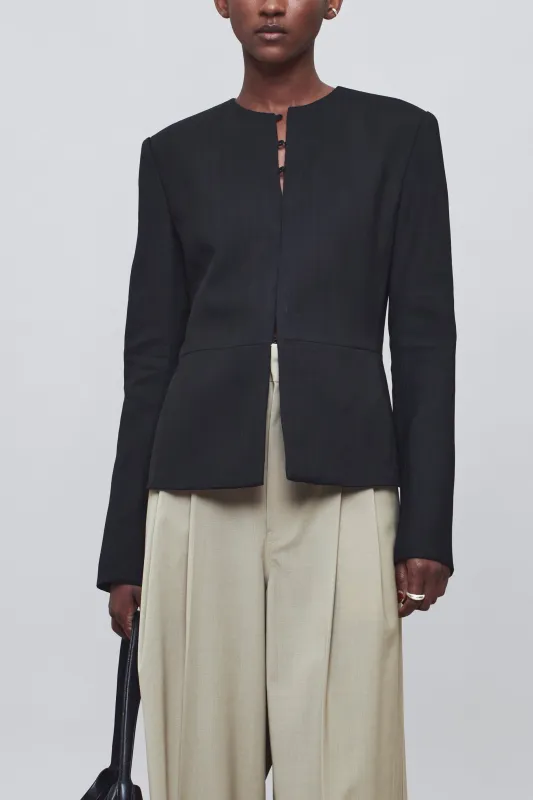 Tilda Jacket in Basket Weave made by Kall Meyer