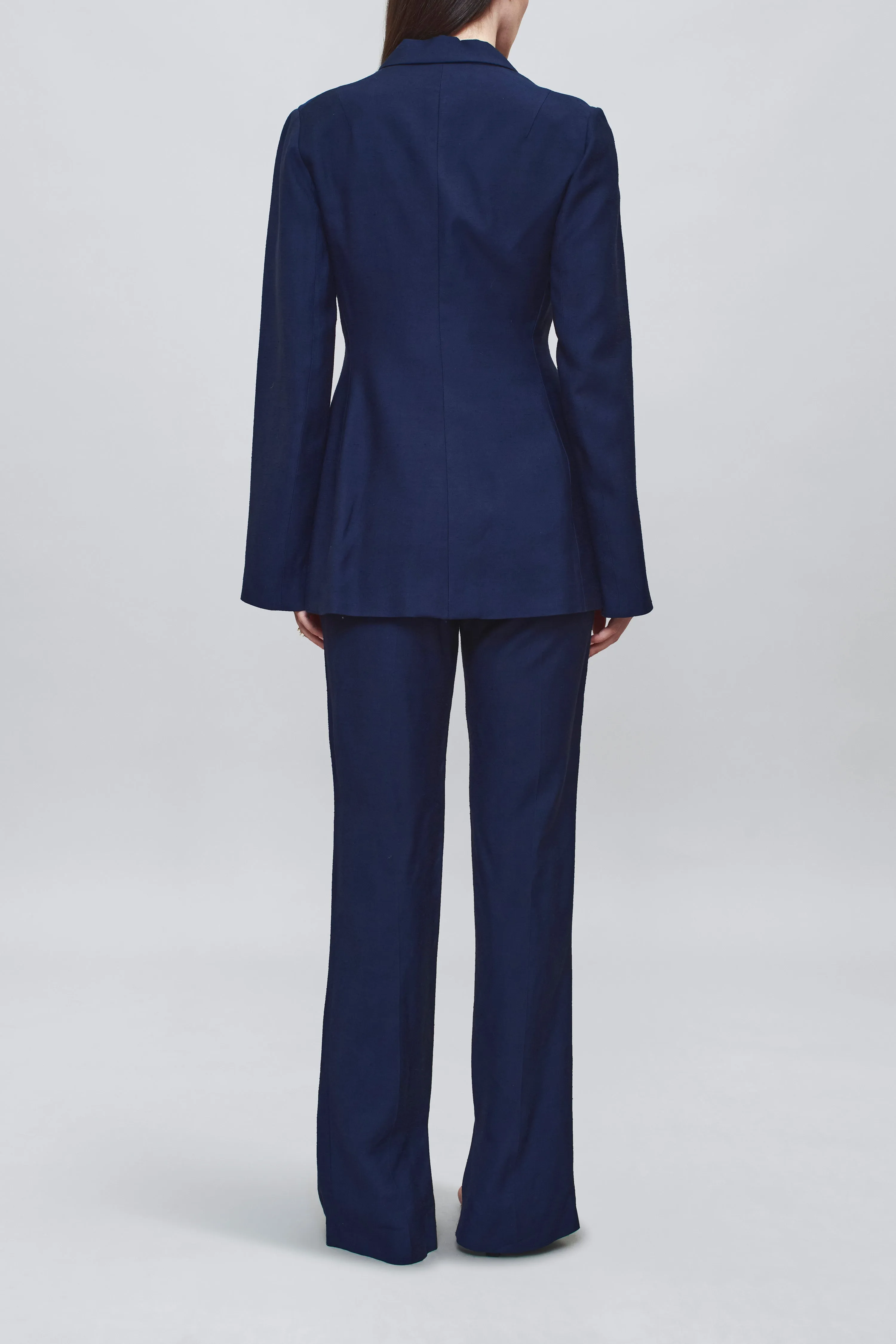 Benny Longline Blazer in Slub Suiting sold by Kall Meyer product image thumbnail 5