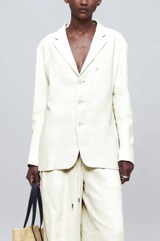 James Jacket in Boucle Grid made by Kall Meyer