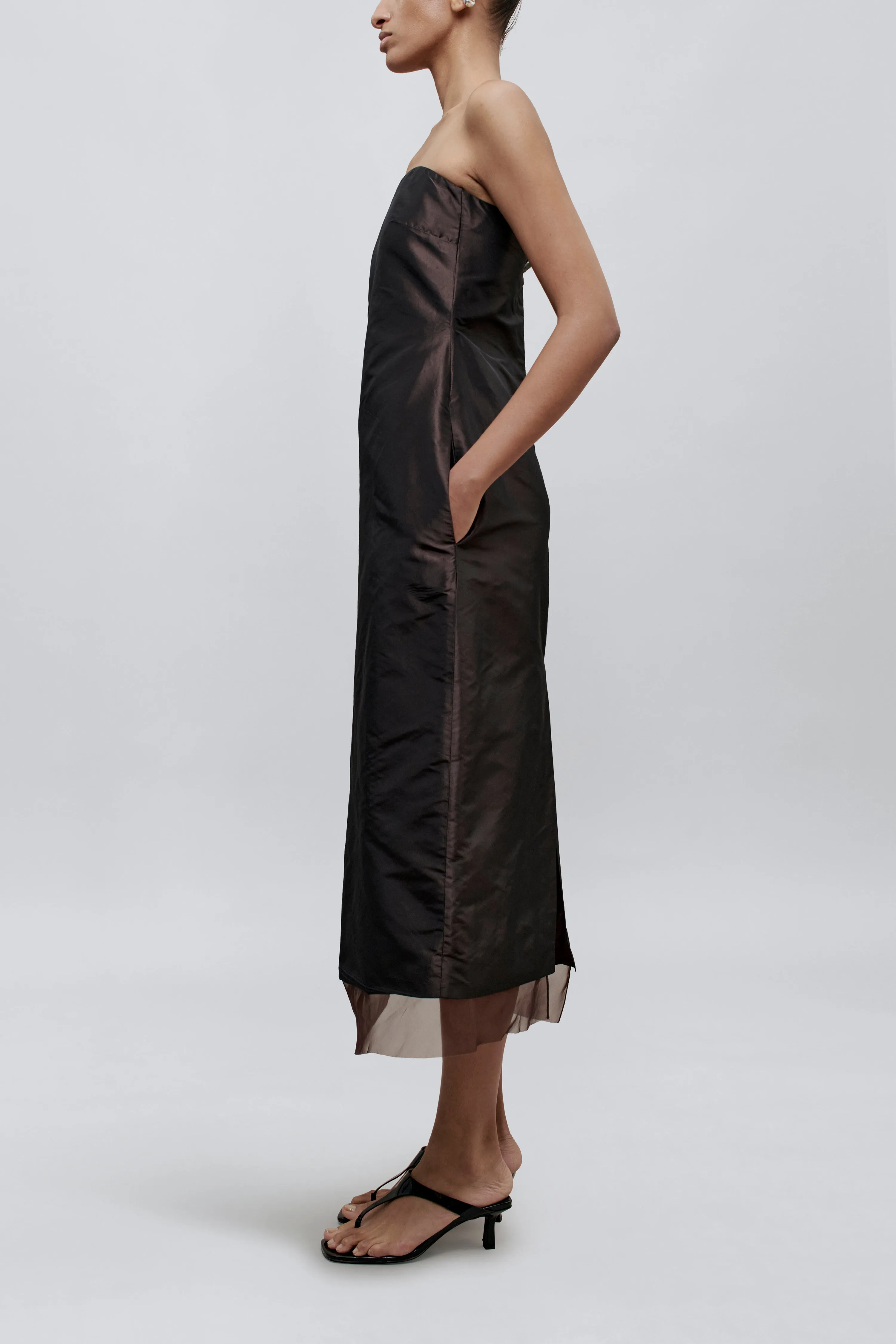 Lizzy Dress in Silk Taffeta sold by Kall Meyer product image thumbnail 4