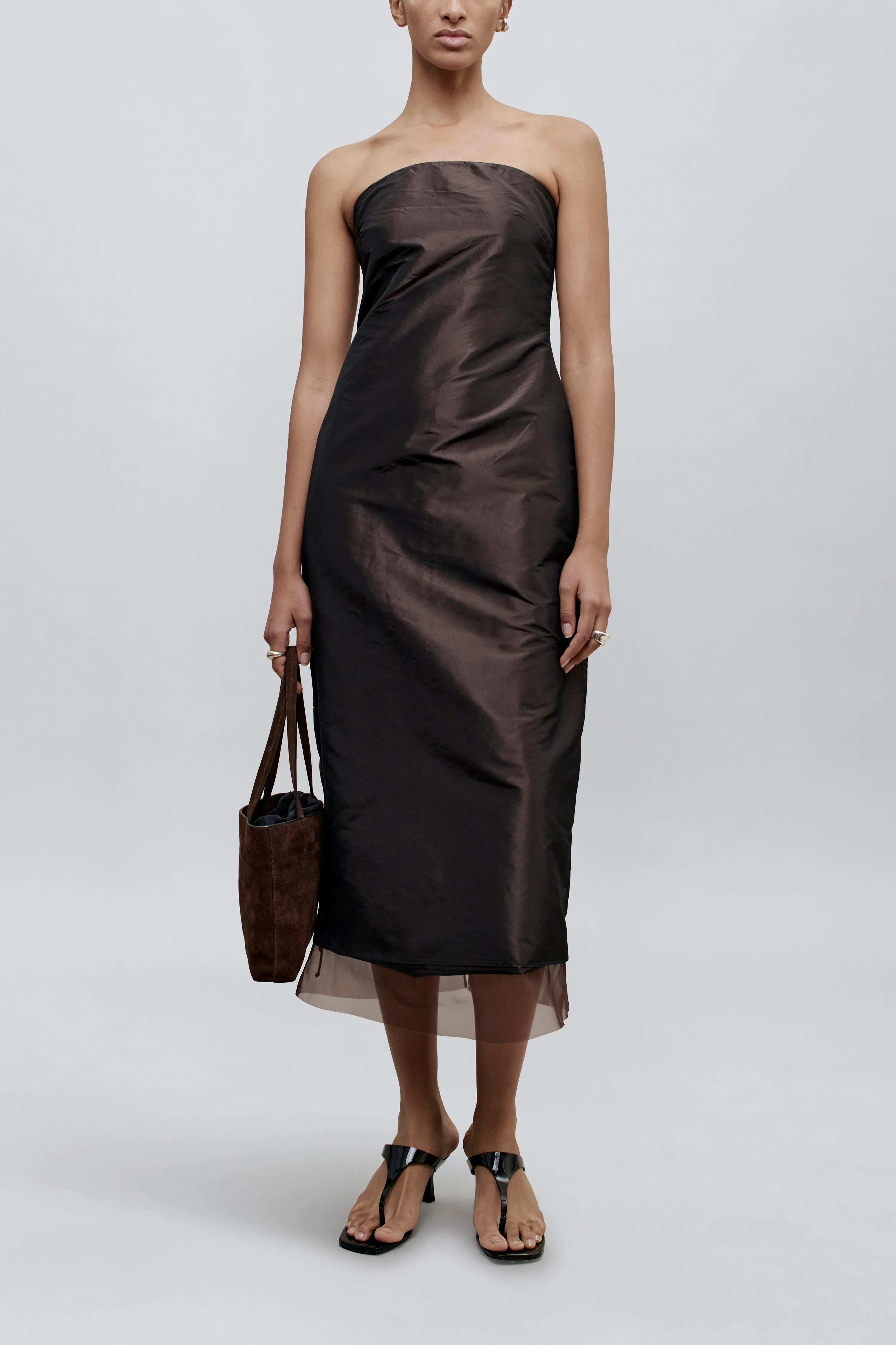 Lizzy Dress in Silk Taffeta sold by Kall Meyer