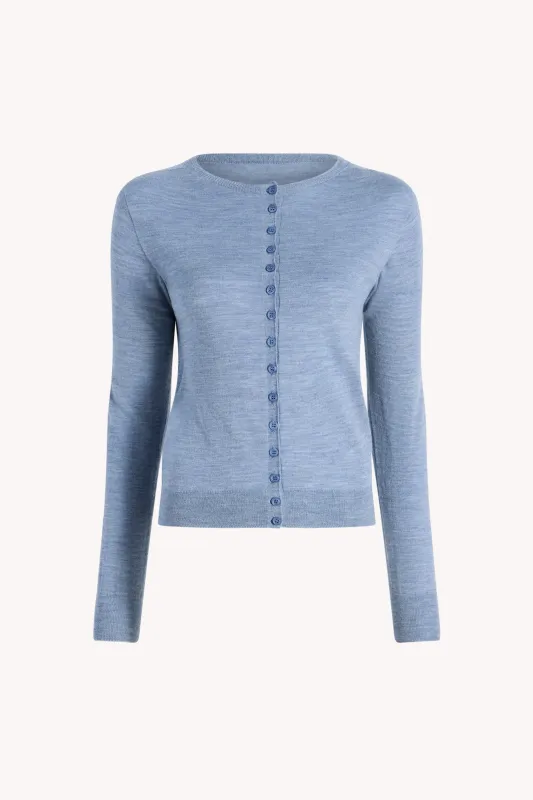Crosby Seamless Cardigan in Superfine Merino made by Kall Meyer