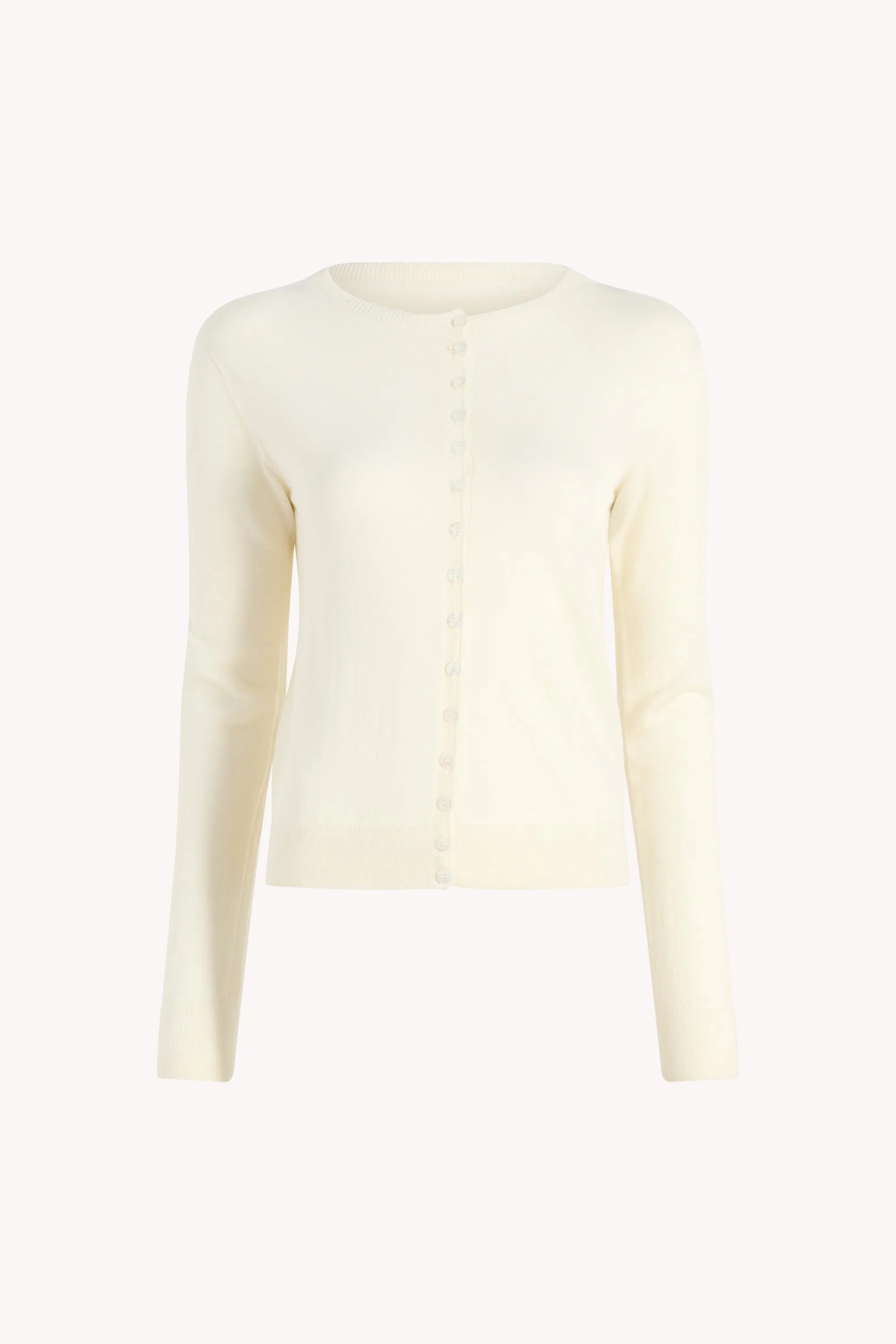 Crosby Seamless Cardigan in Superfine Merino sold by Kall Meyer