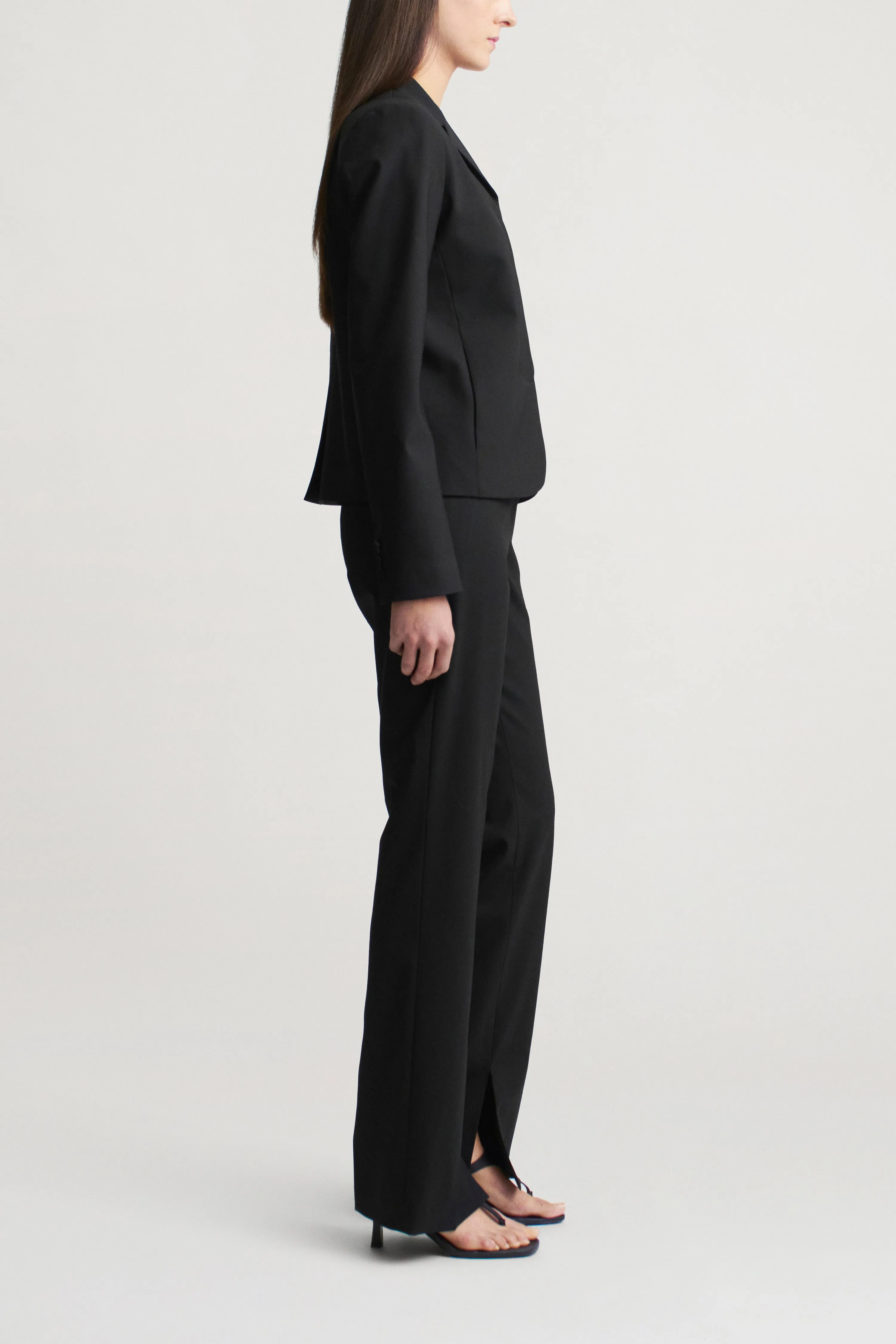 Charlie Long Trouser in Tropical Wool sold by Kall Meyer product image thumbnail 4