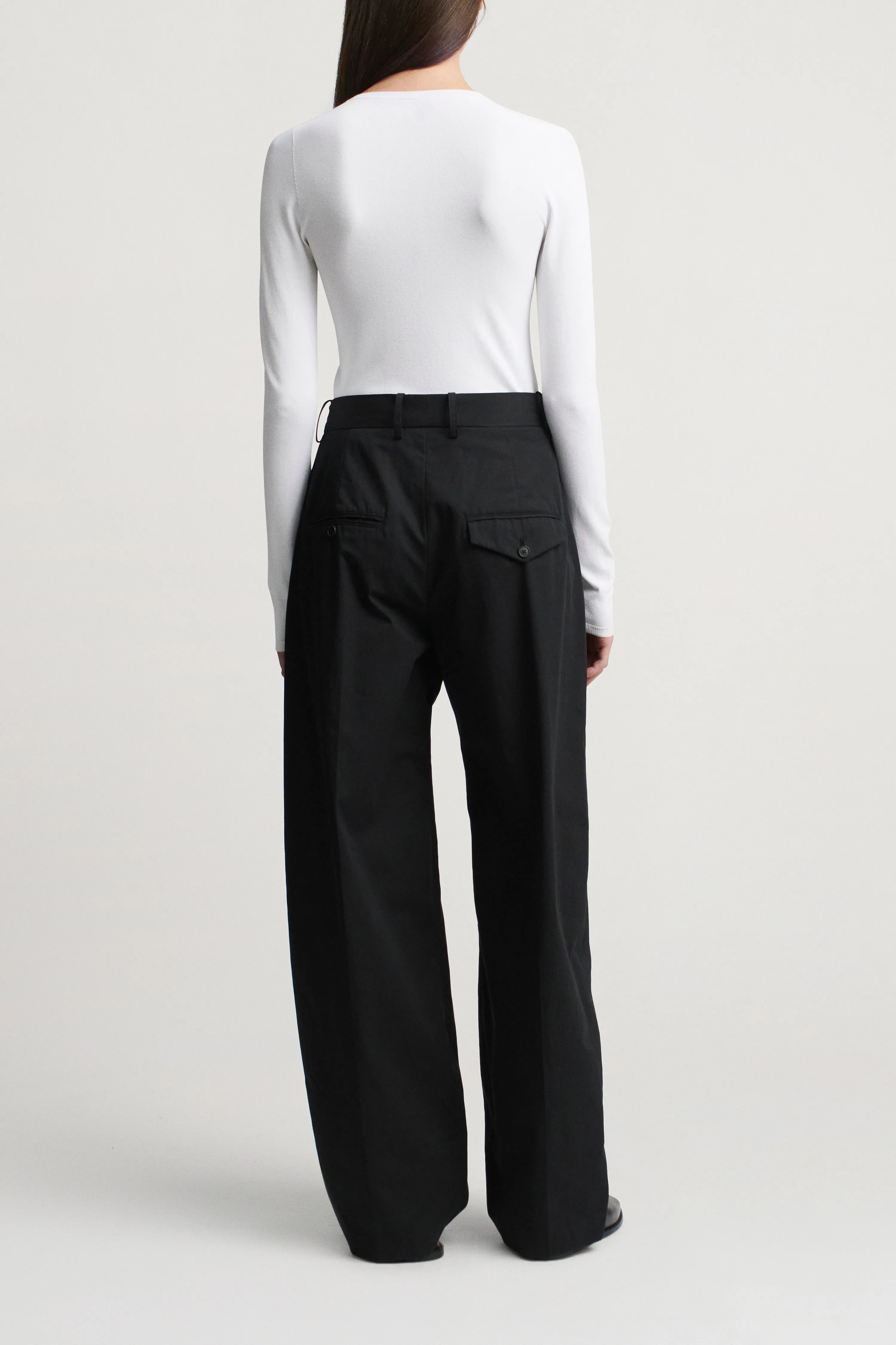 Zana Fitted Long Sleeve in Compact Viscose sold by Kall Meyer product image thumbnail 4
